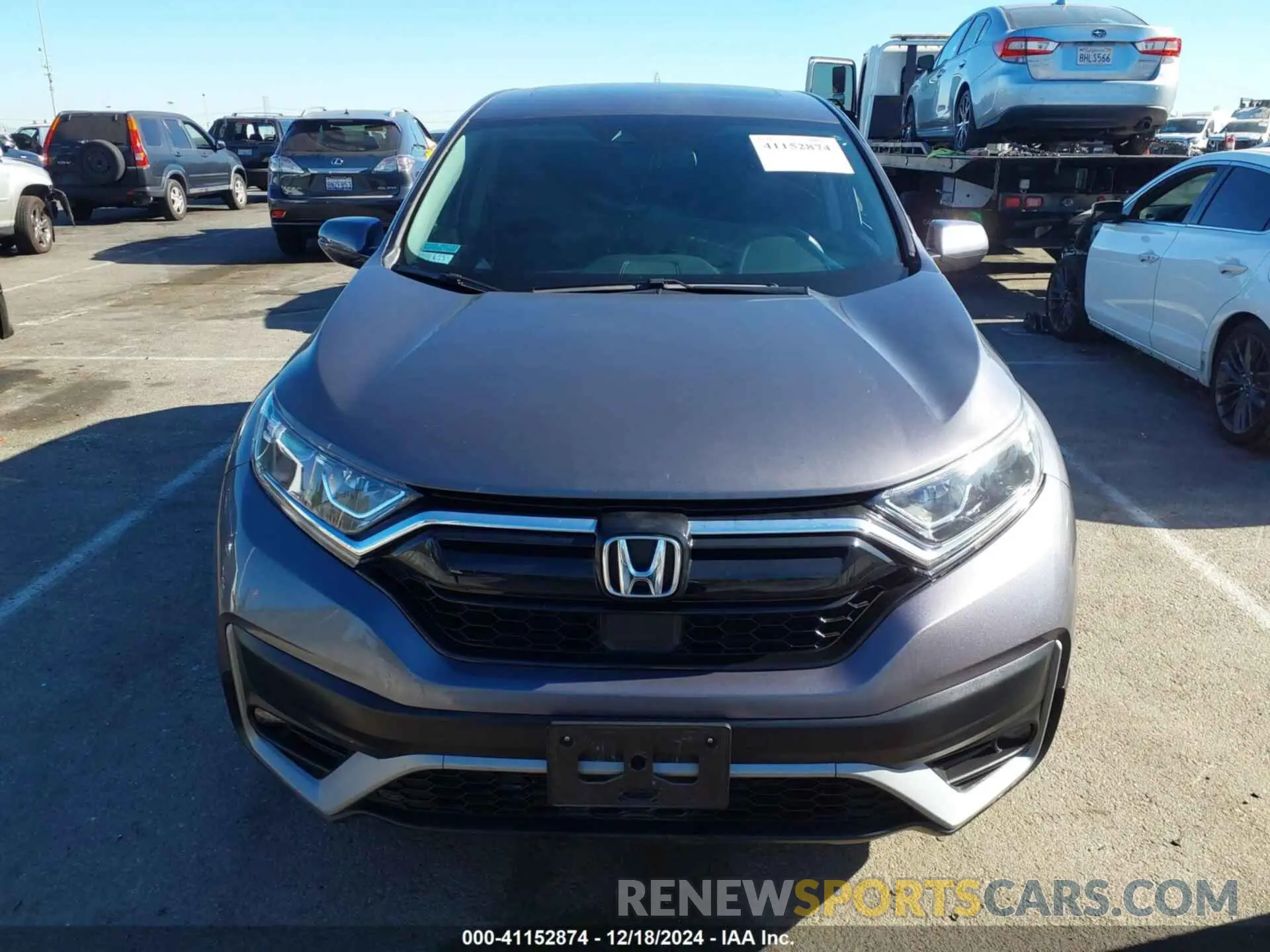 12 fotografías del automóvil dañado 2HKRW1H57MH424926 HONDA CR-V 2021
