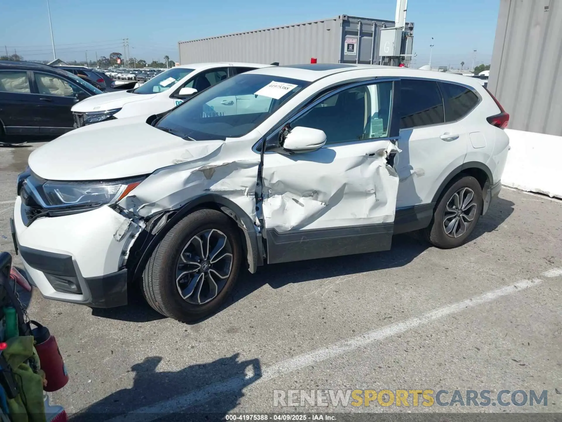 2 fotografías del automóvil dañado 2HKRW1H57MH425865 HONDA CR-V 2021