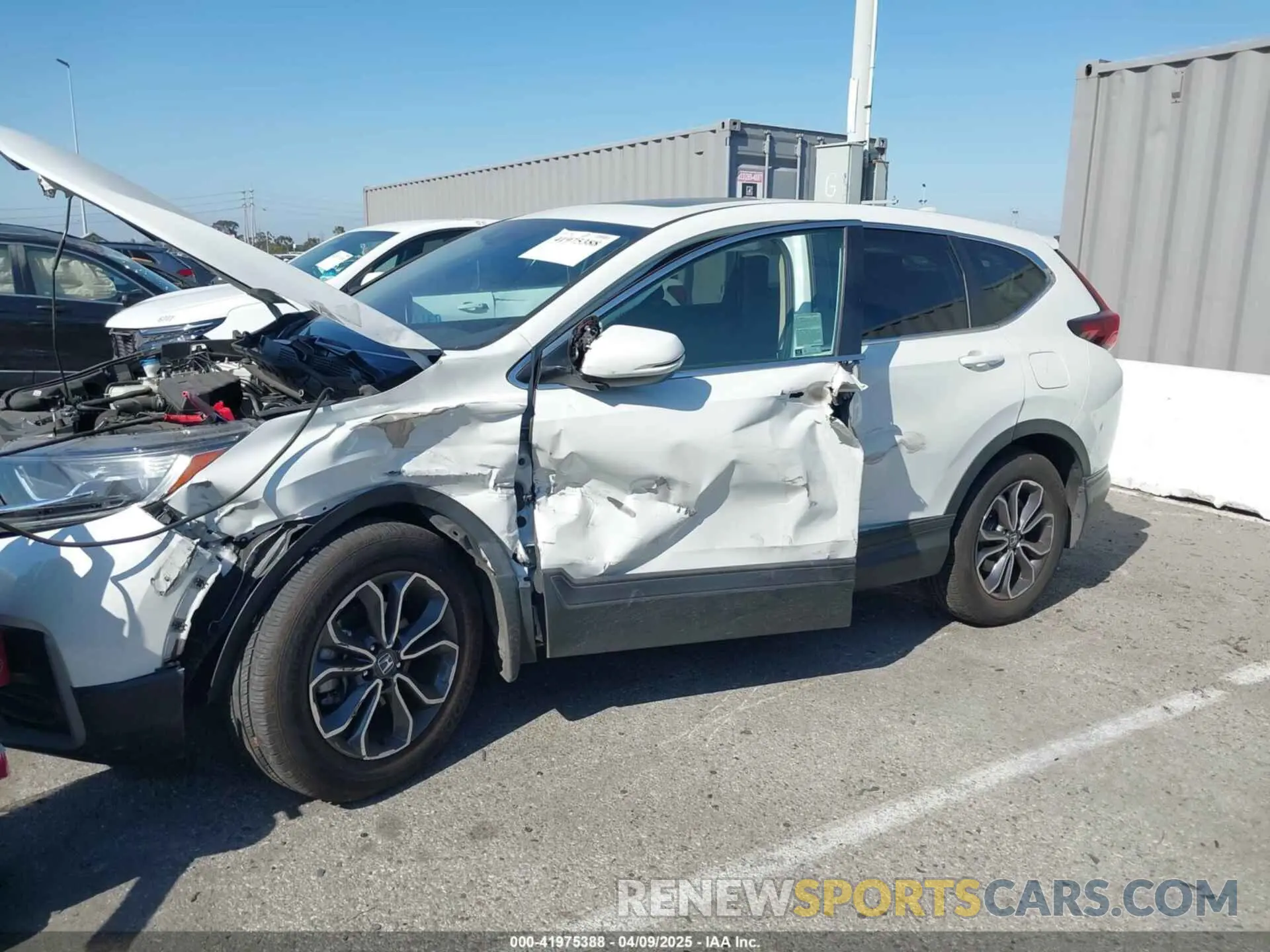 6 fotografías del automóvil dañado 2HKRW1H57MH425865 HONDA CR-V 2021