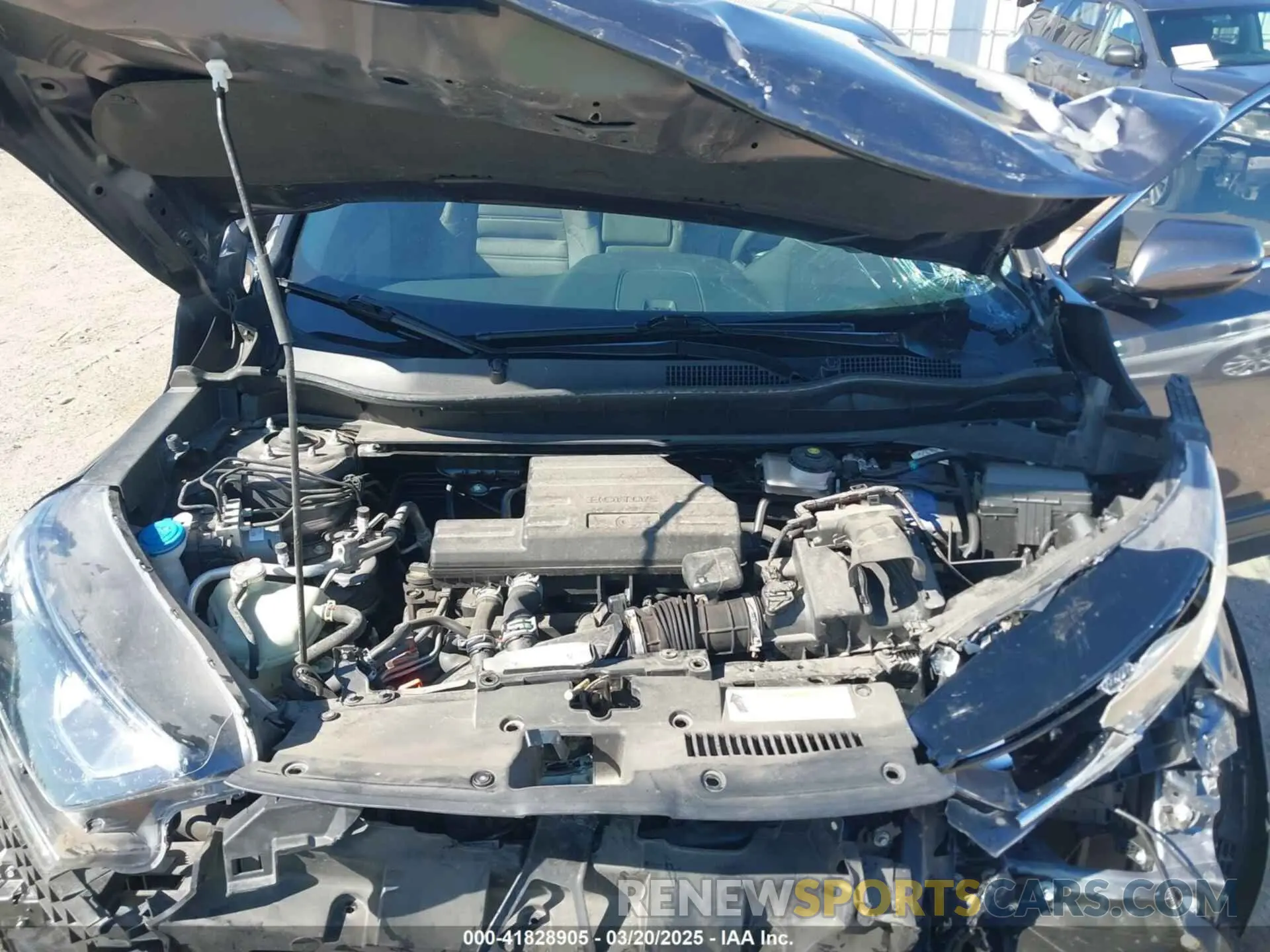 10 fotografías del automóvil dañado 2HKRW1H59MH422787 HONDA CR-V 2021