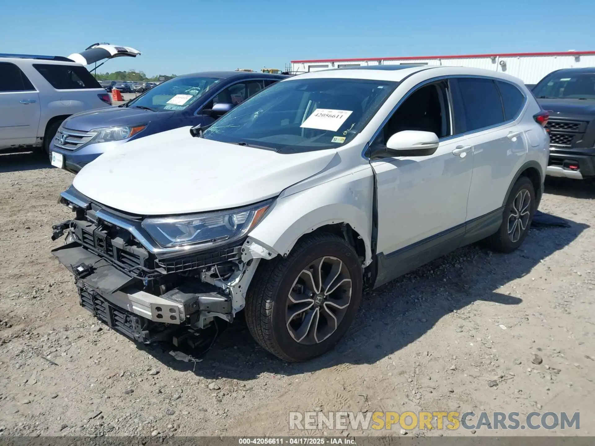 2 fotografías del automóvil dañado 2HKRW1H59MH428069 HONDA CR-V 2021
