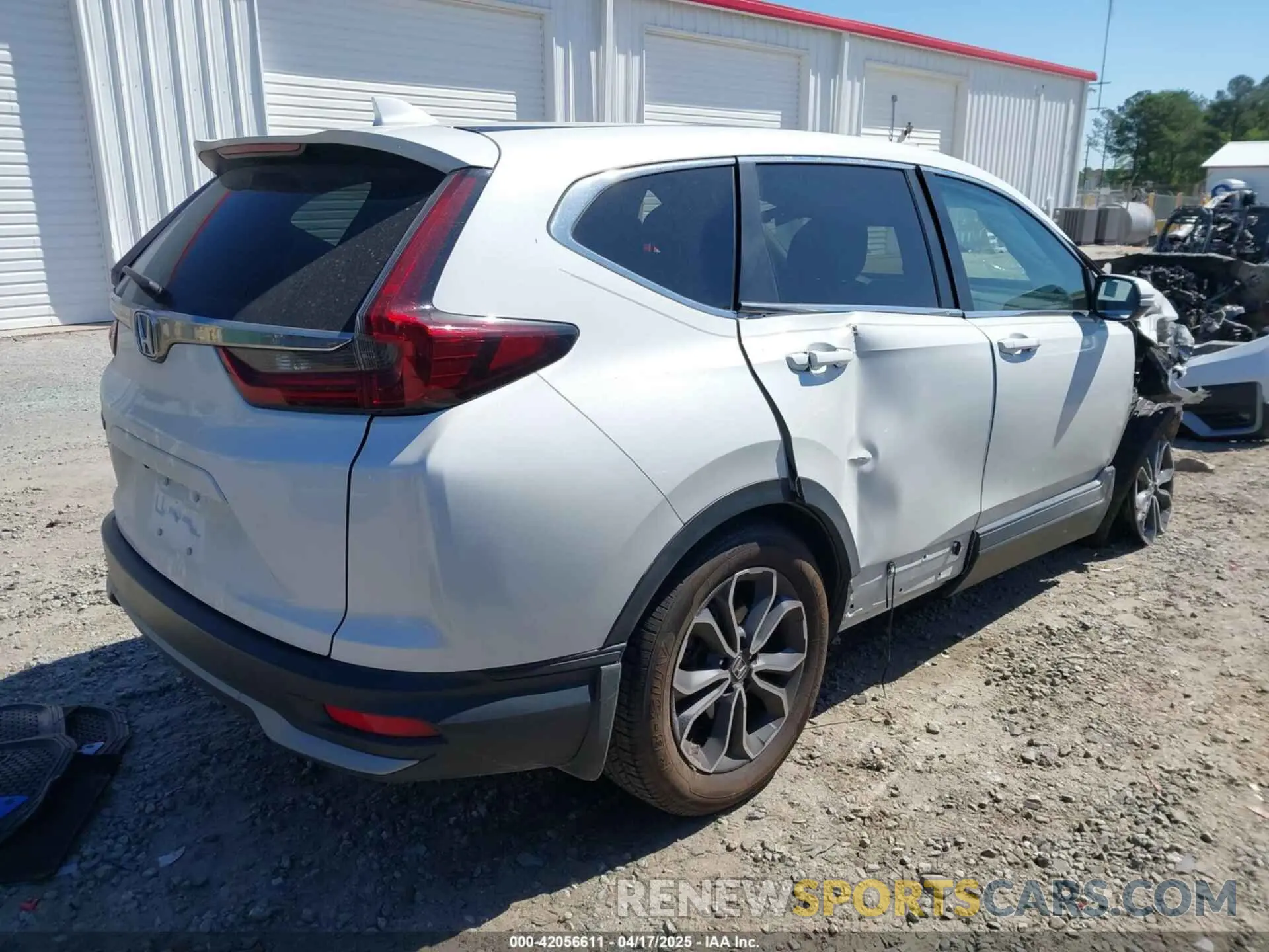 4 fotografías del automóvil dañado 2HKRW1H59MH428069 HONDA CR-V 2021