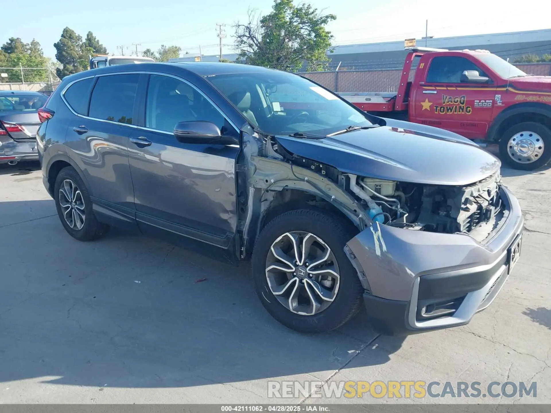 1 fotografías del automóvil dañado 2HKRW1H82MH420261 HONDA CR-V 2021