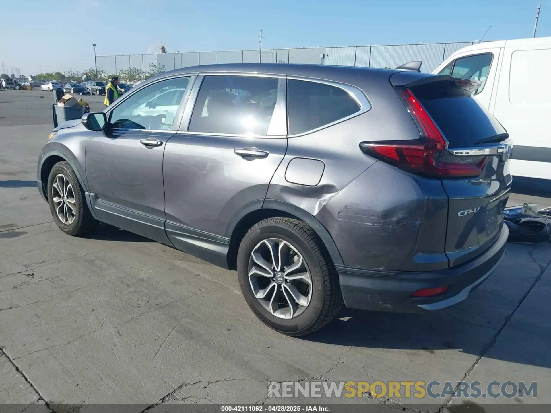 3 fotografías del automóvil dañado 2HKRW1H82MH420261 HONDA CR-V 2021