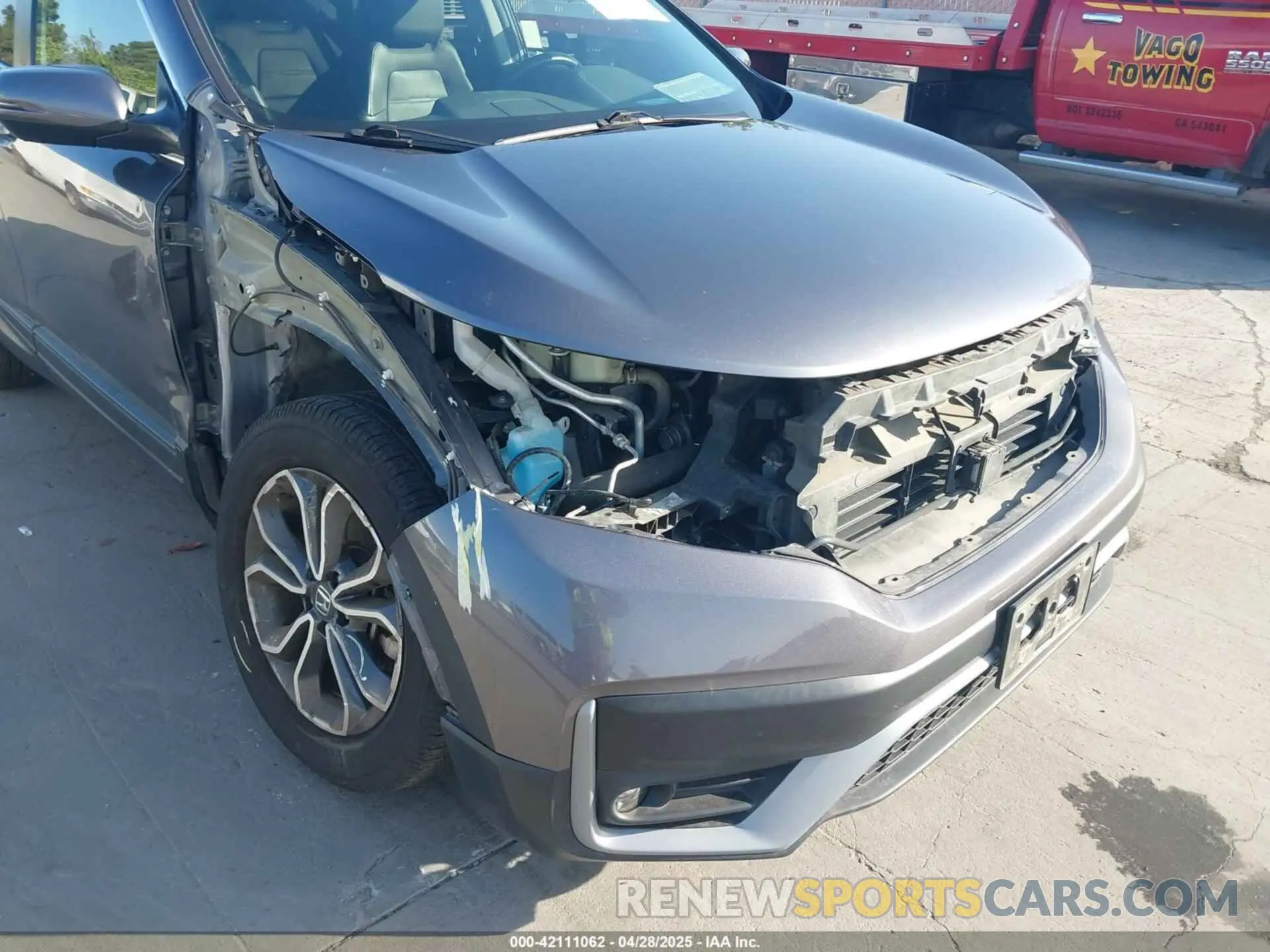 6 fotografías del automóvil dañado 2HKRW1H82MH420261 HONDA CR-V 2021