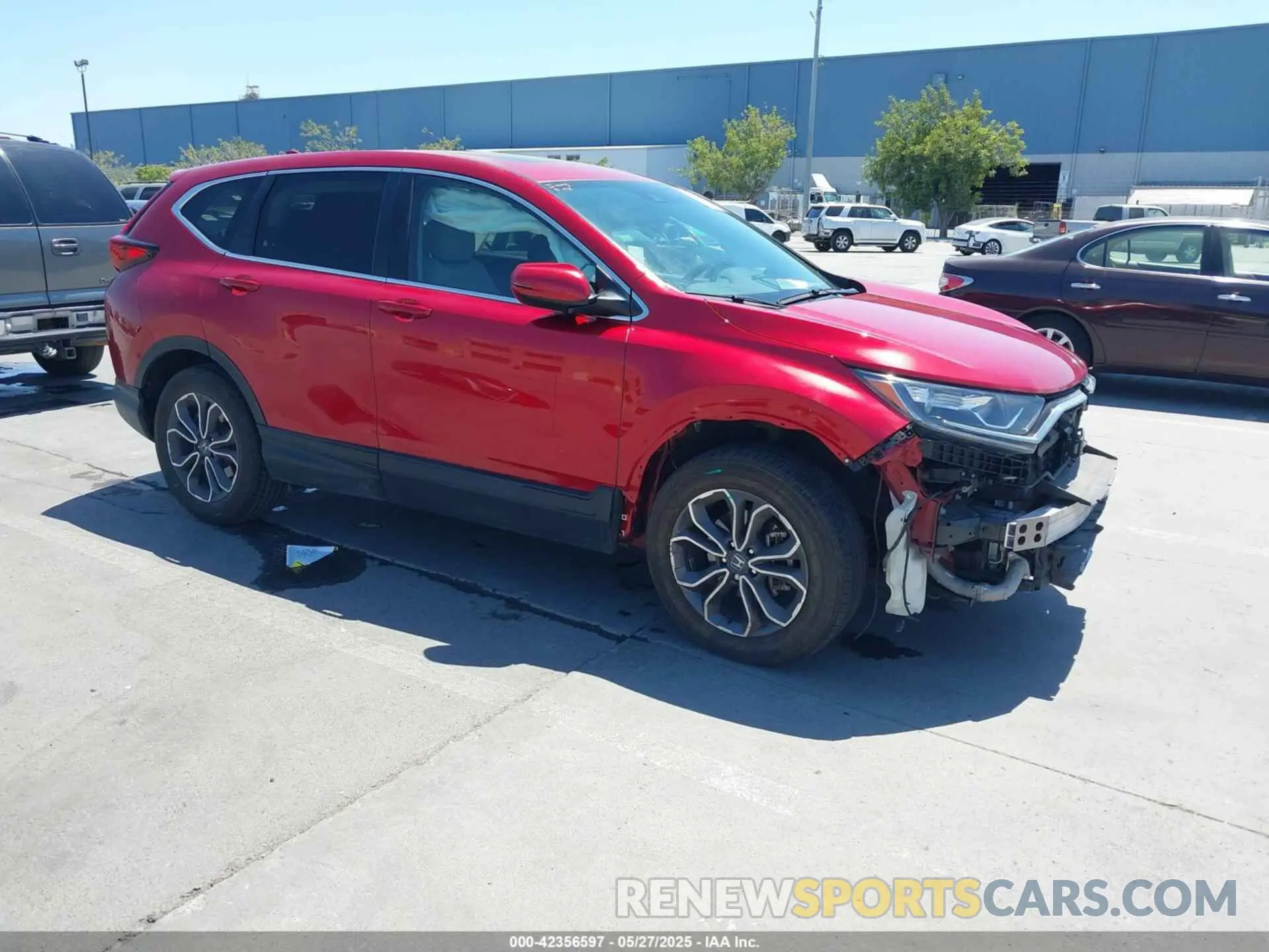 1 fotografías del automóvil dañado 2HKRW1H82MH421586 HONDA CR-V 2021