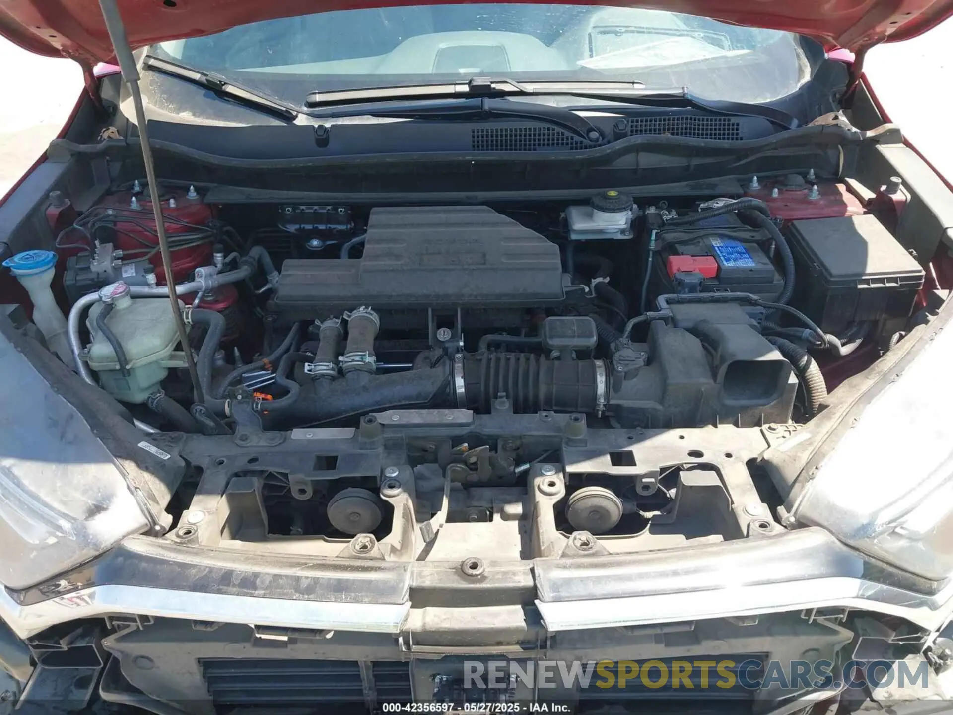 10 fotografías del automóvil dañado 2HKRW1H82MH421586 HONDA CR-V 2021