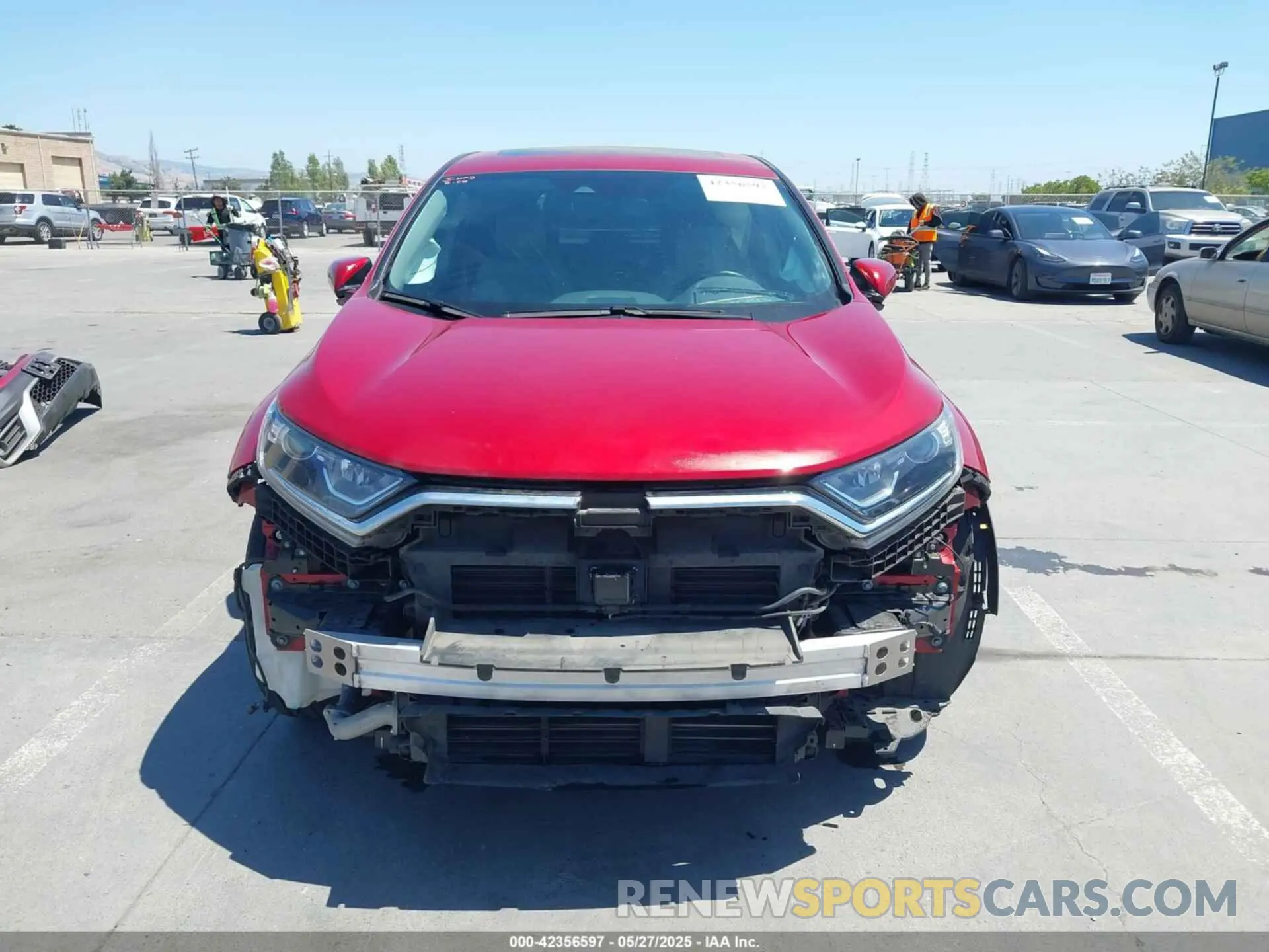 13 fotografías del automóvil dañado 2HKRW1H82MH421586 HONDA CR-V 2021
