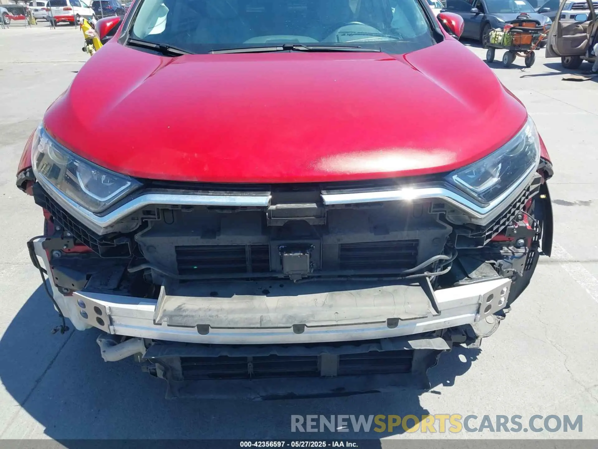 6 fotografías del automóvil dañado 2HKRW1H82MH421586 HONDA CR-V 2021