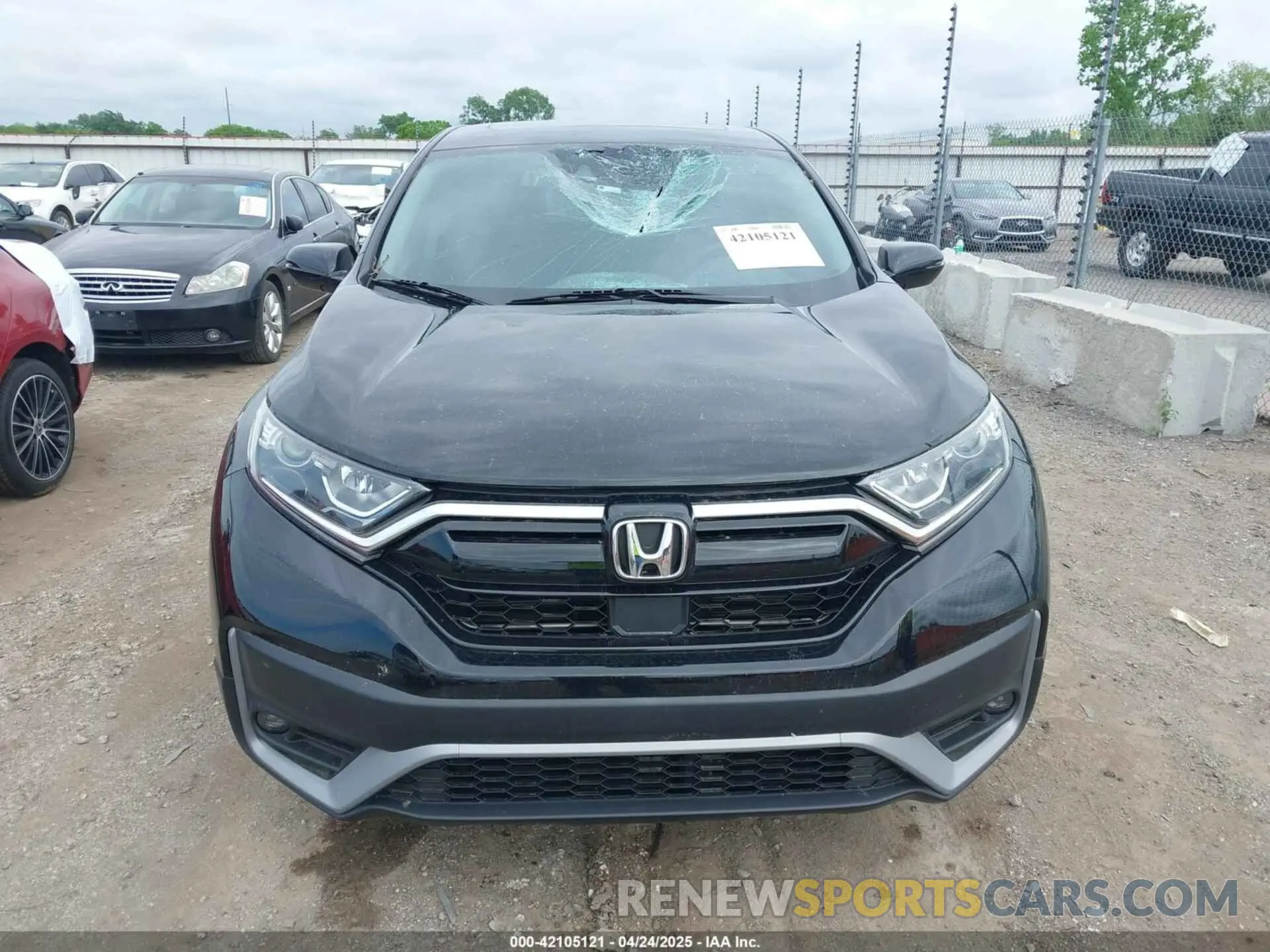 12 fotografías del automóvil dañado 2HKRW1H84MH424182 HONDA CR-V 2021