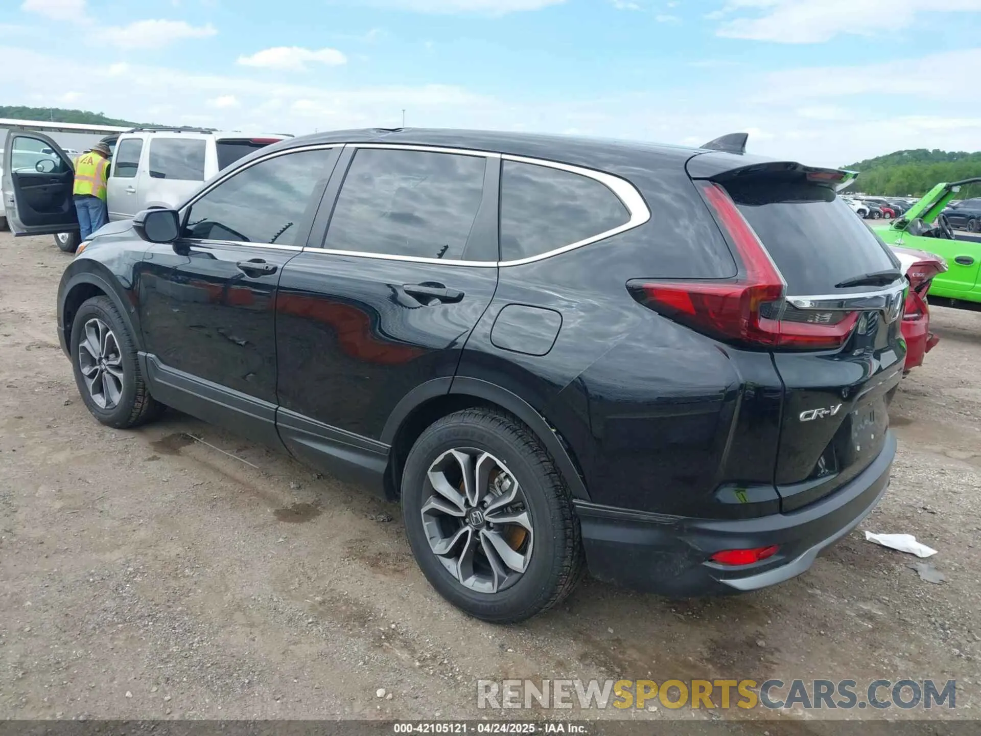 3 fotografías del automóvil dañado 2HKRW1H84MH424182 HONDA CR-V 2021