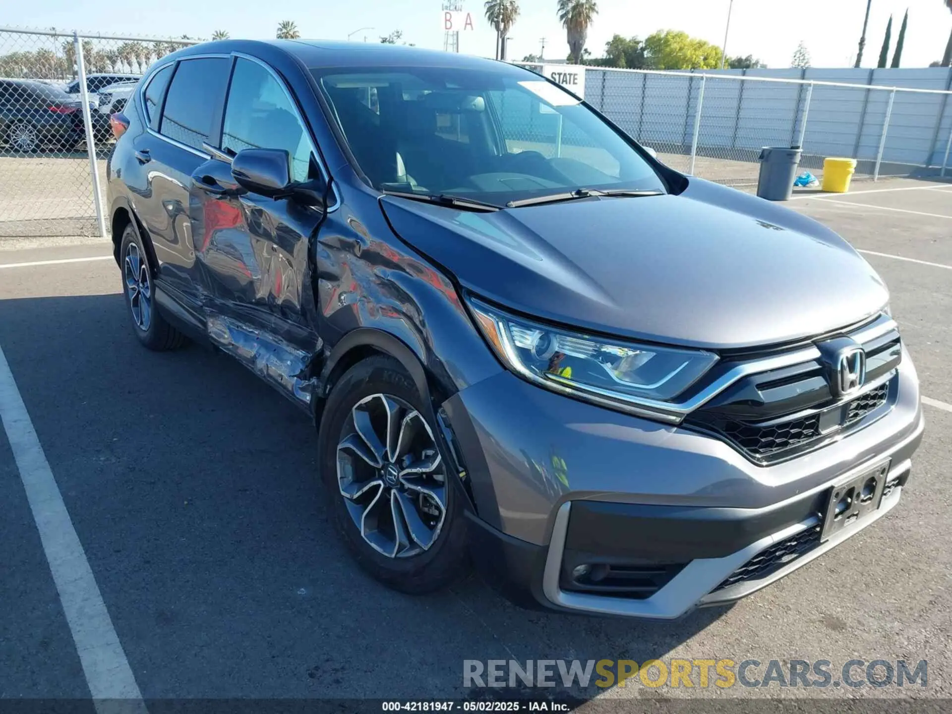 1 fotografías del automóvil dañado 2HKRW1H86MH423633 HONDA CR-V 2021