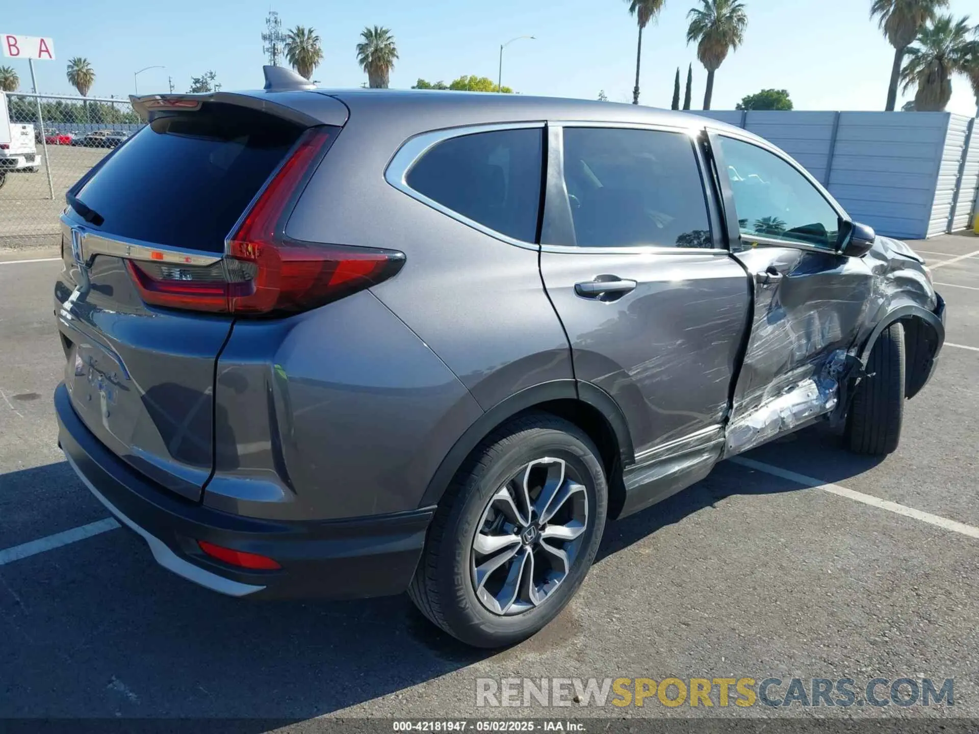 4 fotografías del automóvil dañado 2HKRW1H86MH423633 HONDA CR-V 2021