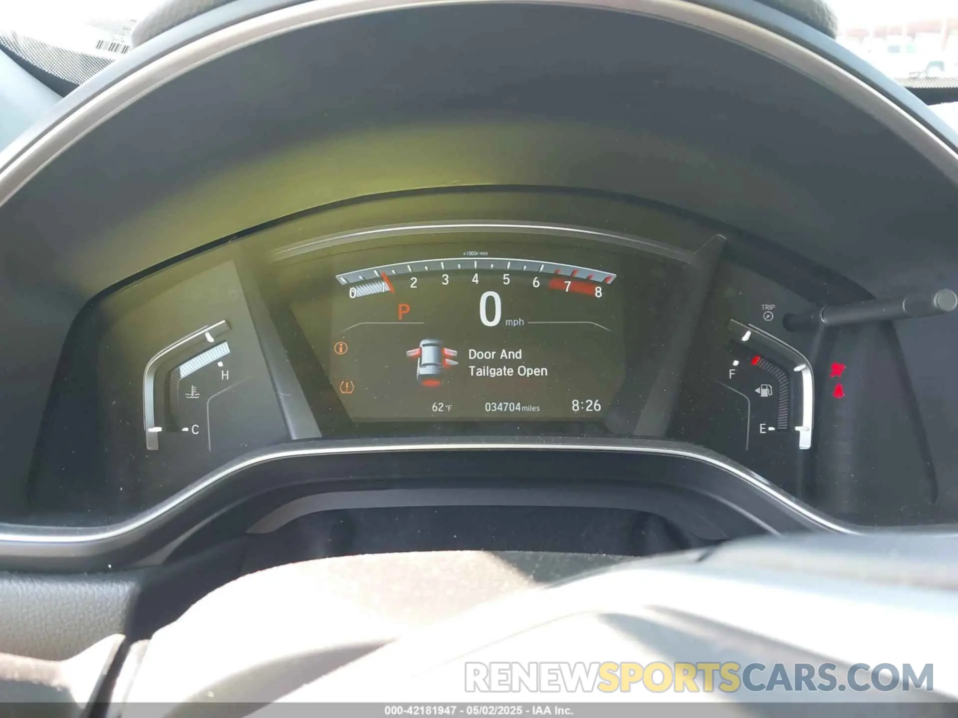 7 fotografías del automóvil dañado 2HKRW1H86MH423633 HONDA CR-V 2021
