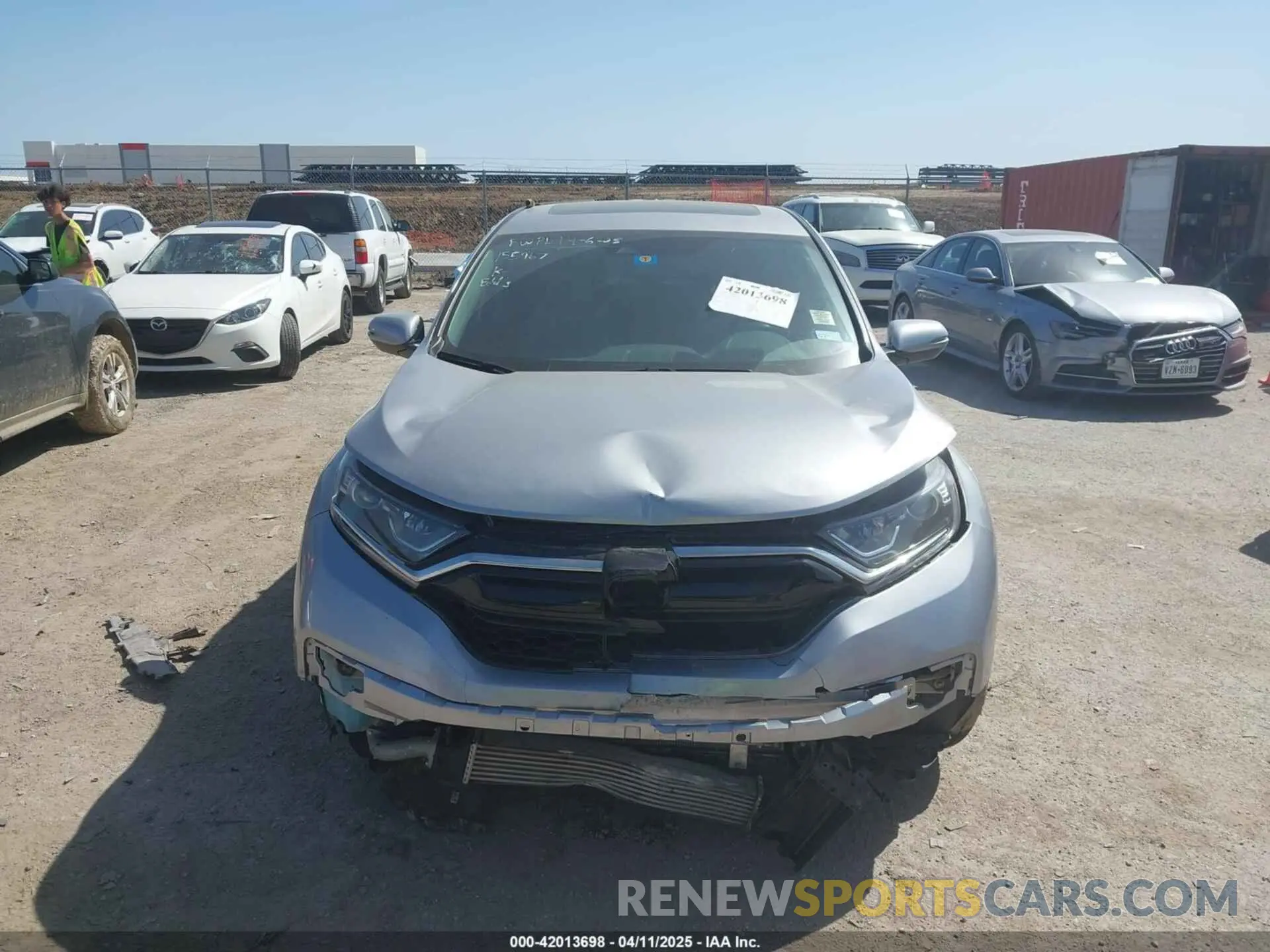 11 fotografías del automóvil dañado 2HKRW1H87MH425634 HONDA CR-V 2021