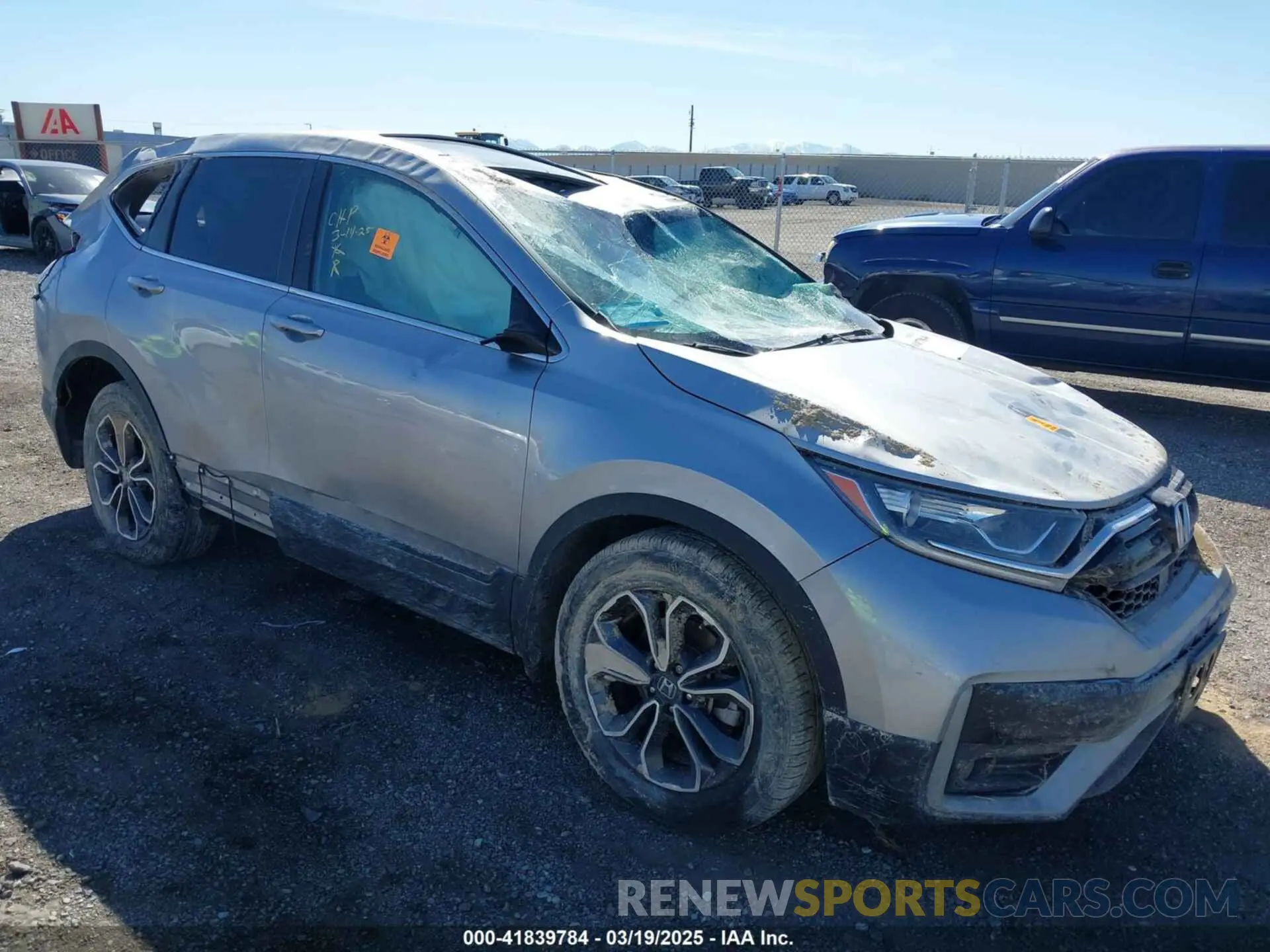1 fotografías del automóvil dañado 2HKRW1H88MH408437 HONDA CR-V 2021