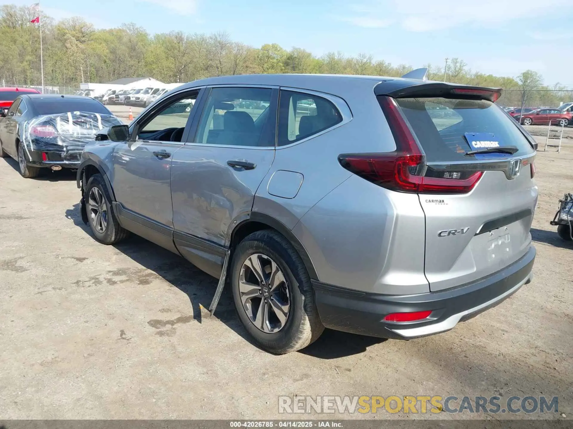 3 fotografías del automóvil dañado 2HKRW2H24MH643743 HONDA CR-V 2021