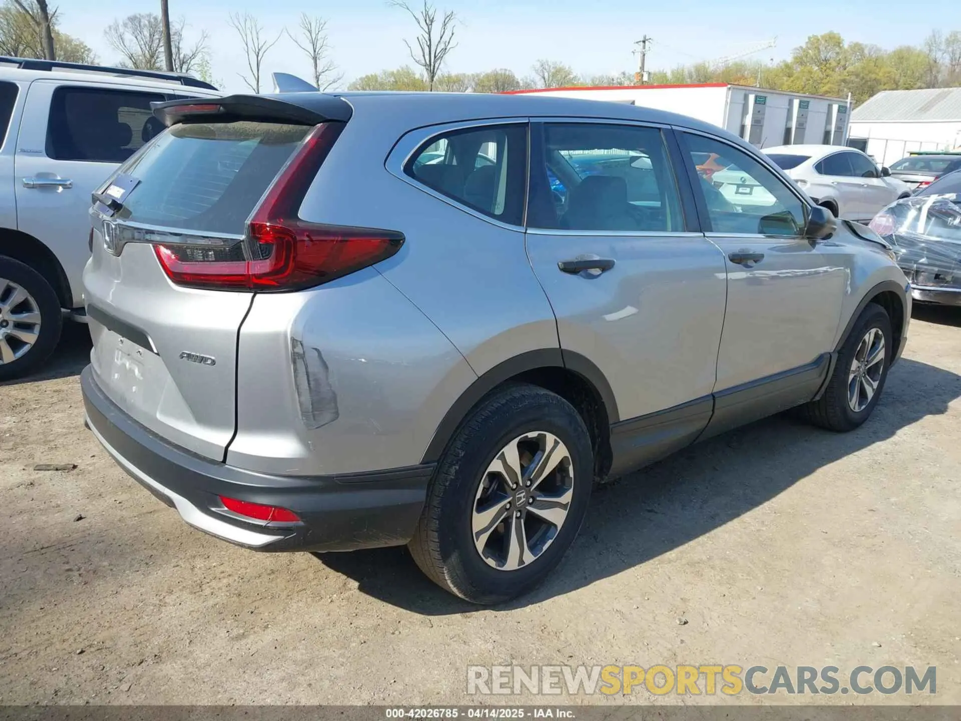 4 fotografías del automóvil dañado 2HKRW2H24MH643743 HONDA CR-V 2021