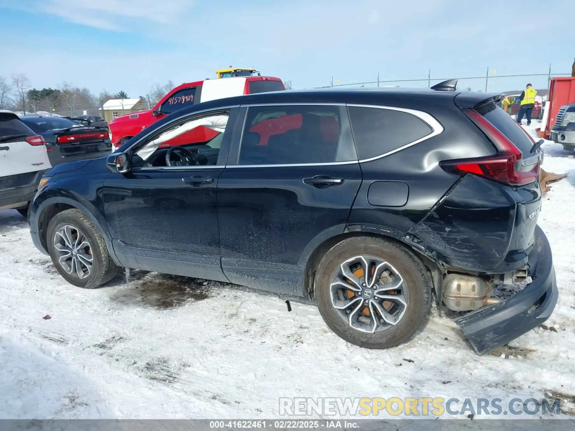 14 fotografías del automóvil dañado 2HKRW2H51MH676600 HONDA CR-V 2021