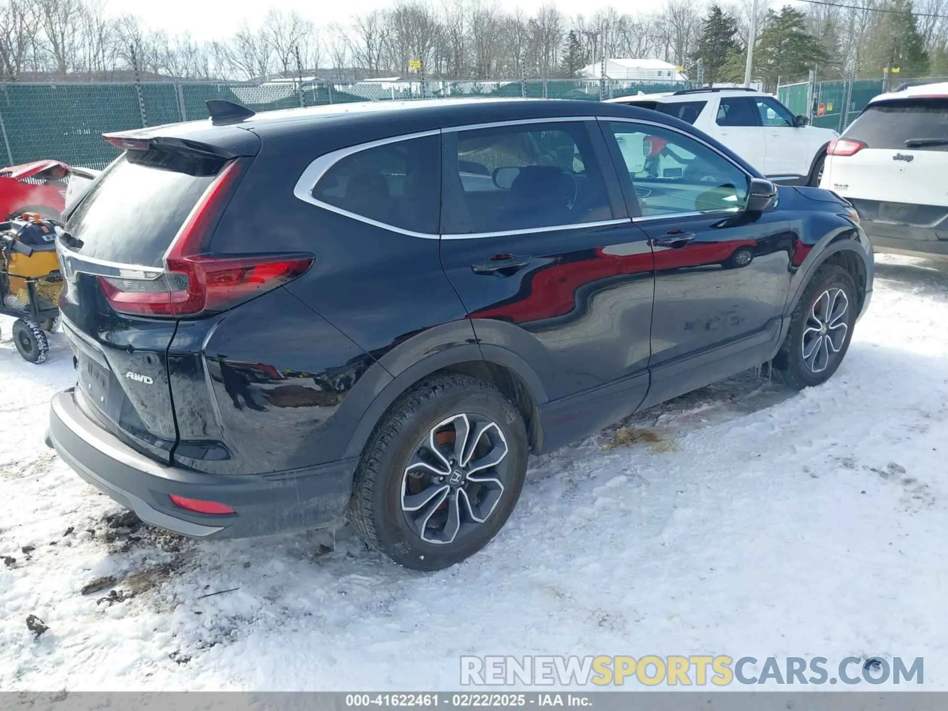4 fotografías del automóvil dañado 2HKRW2H51MH676600 HONDA CR-V 2021