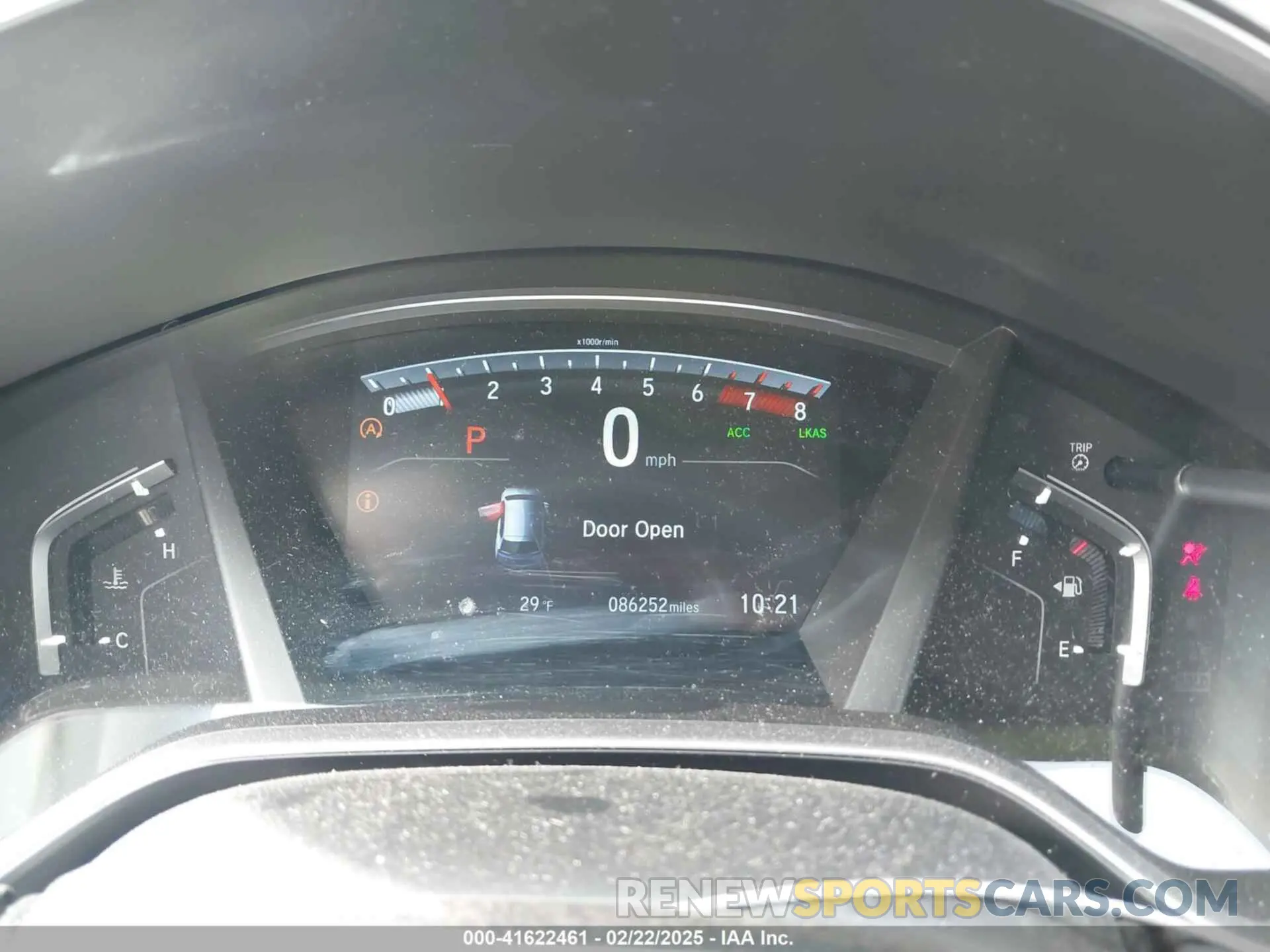 7 fotografías del automóvil dañado 2HKRW2H51MH676600 HONDA CR-V 2021