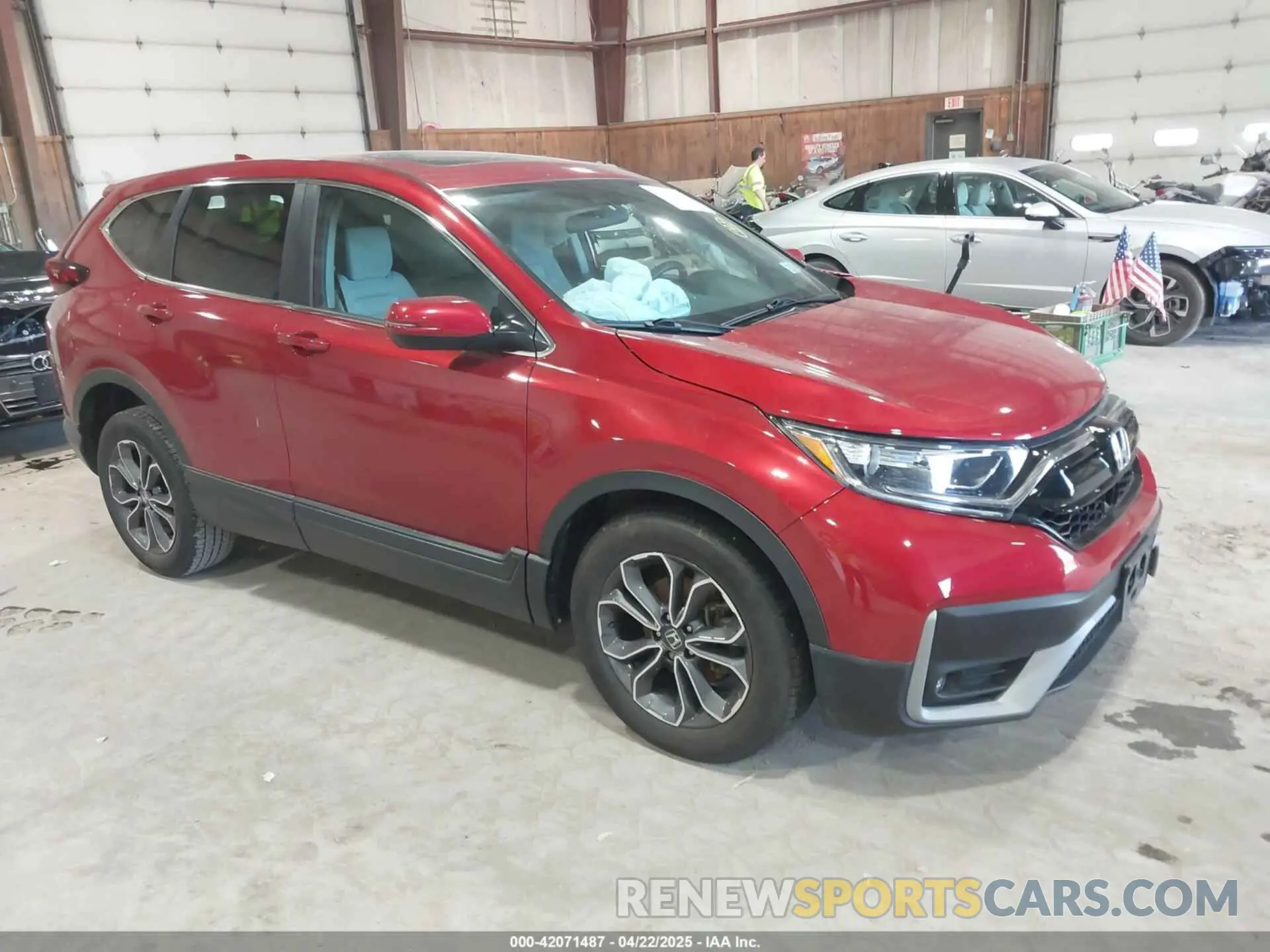 1 fotografías del automóvil dañado 2HKRW2H53MH621761 HONDA CR-V 2021