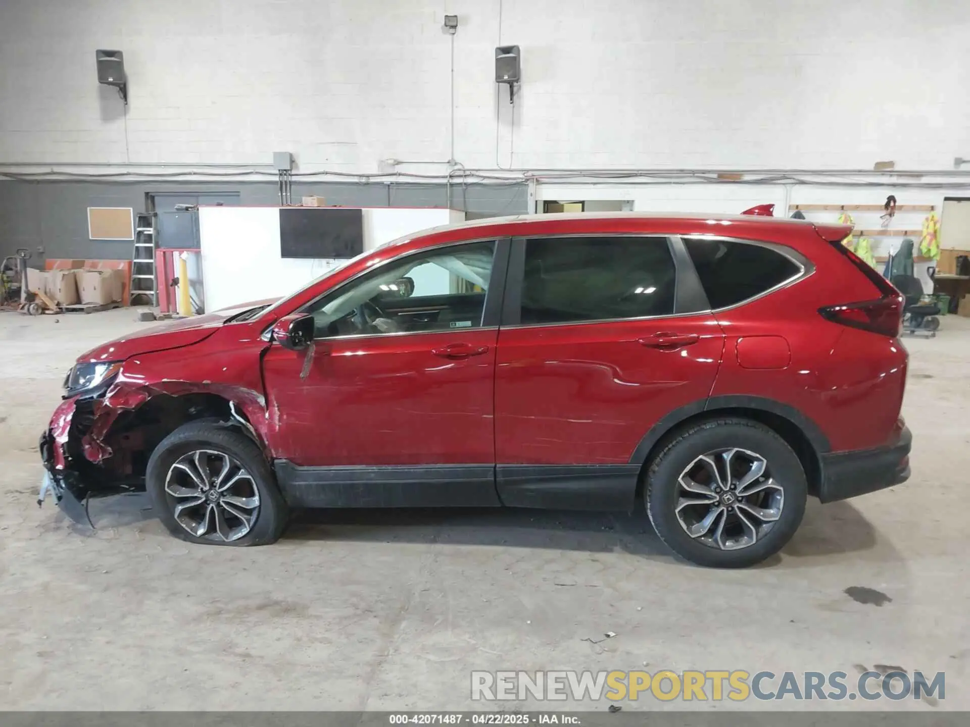 13 fotografías del automóvil dañado 2HKRW2H53MH621761 HONDA CR-V 2021