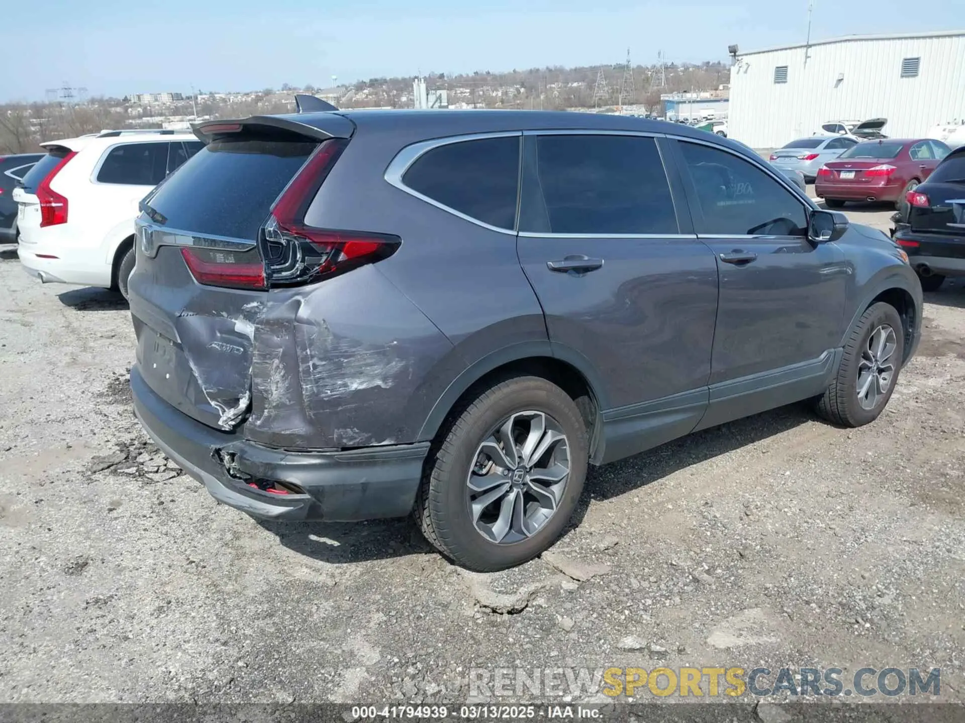 4 fotografías del automóvil dañado 2HKRW2H53MH682270 HONDA CR-V 2021