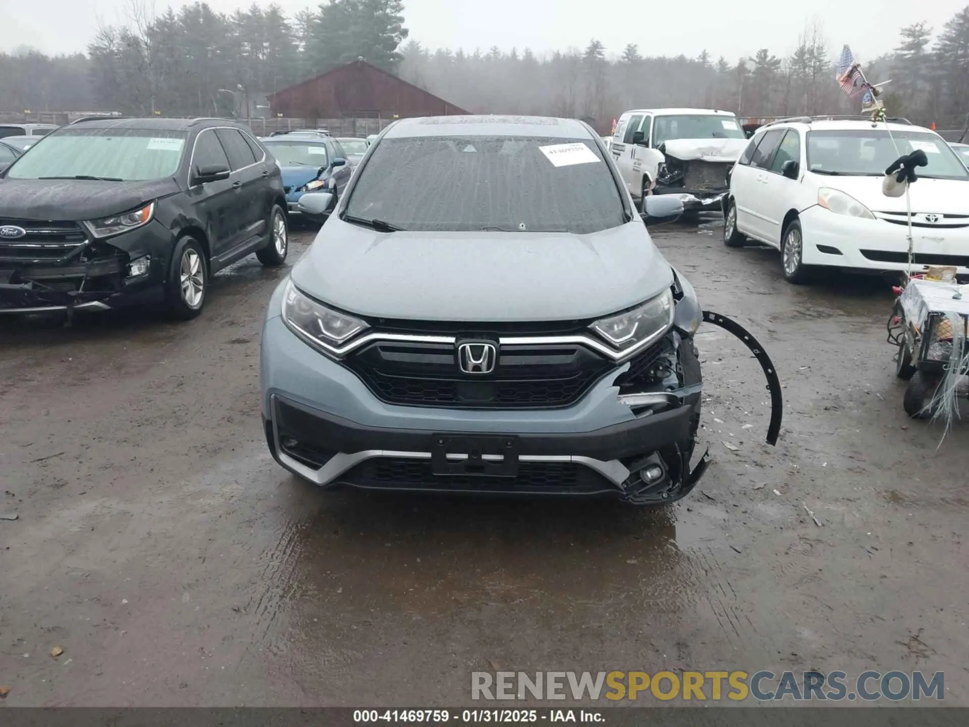 11 fotografías del automóvil dañado 2HKRW2H54MH607156 HONDA CR-V 2021