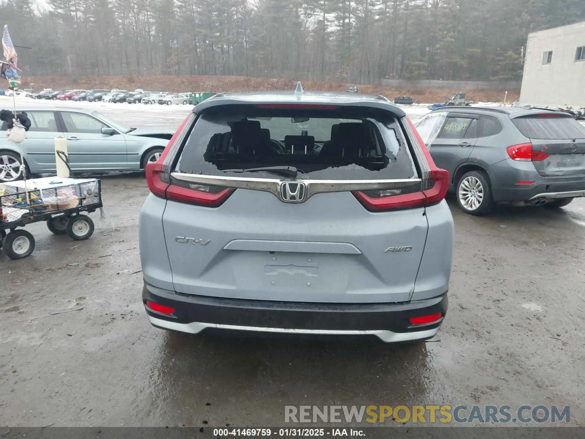15 fotografías del automóvil dañado 2HKRW2H54MH607156 HONDA CR-V 2021