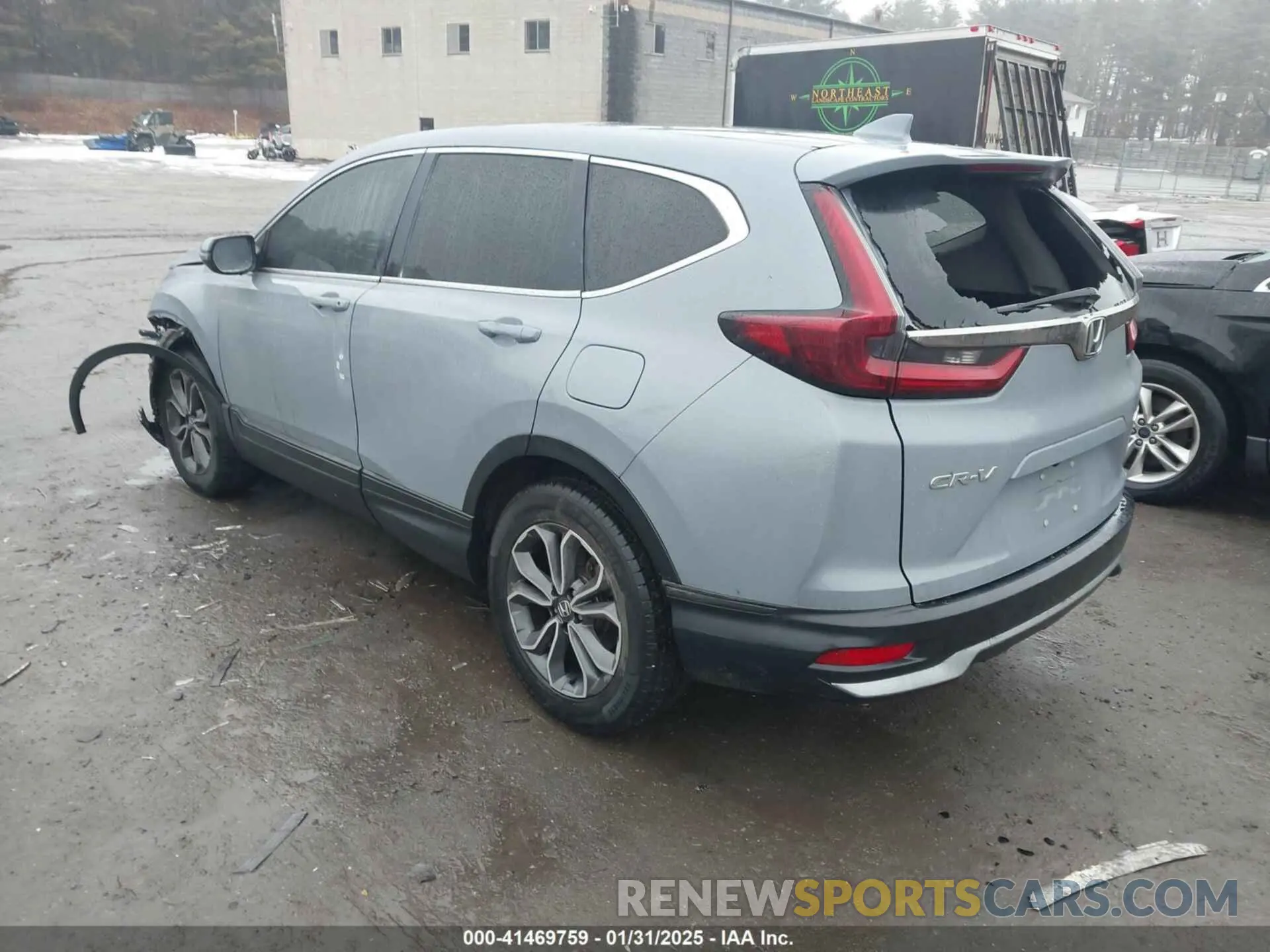 3 fotografías del automóvil dañado 2HKRW2H54MH607156 HONDA CR-V 2021