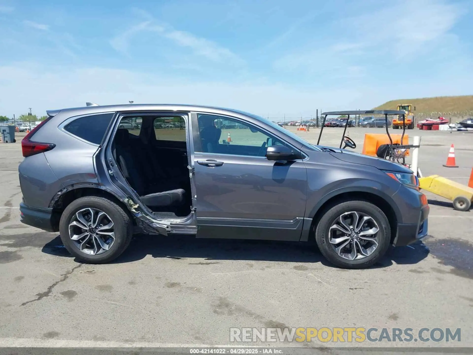 14 fotografías del automóvil dañado 2HKRW2H54MH620893 HONDA CR-V 2021