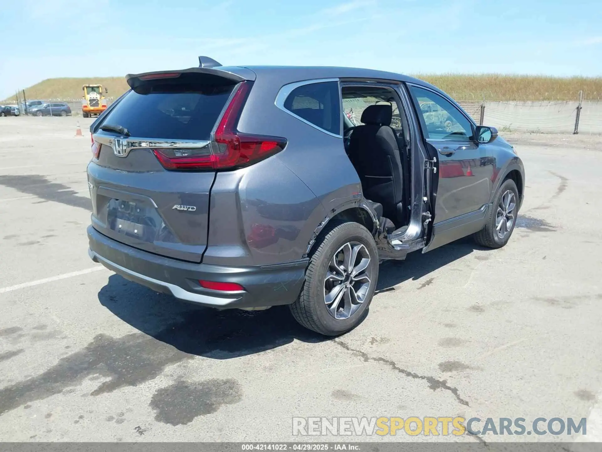 4 fotografías del automóvil dañado 2HKRW2H54MH620893 HONDA CR-V 2021