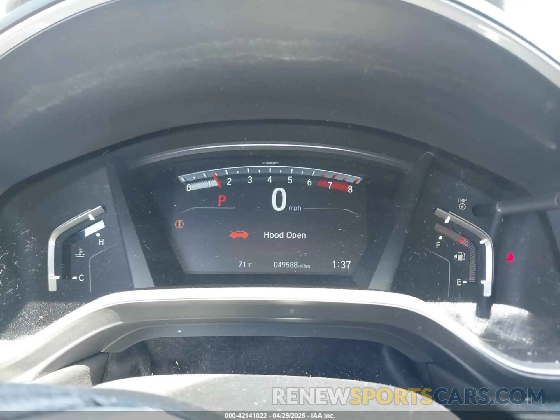 7 fotografías del automóvil dañado 2HKRW2H54MH620893 HONDA CR-V 2021