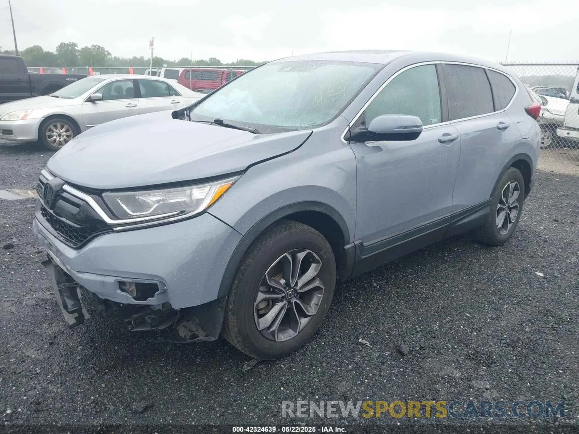 2 fotografías del automóvil dañado 2HKRW2H54MH625401 HONDA CR-V 2021