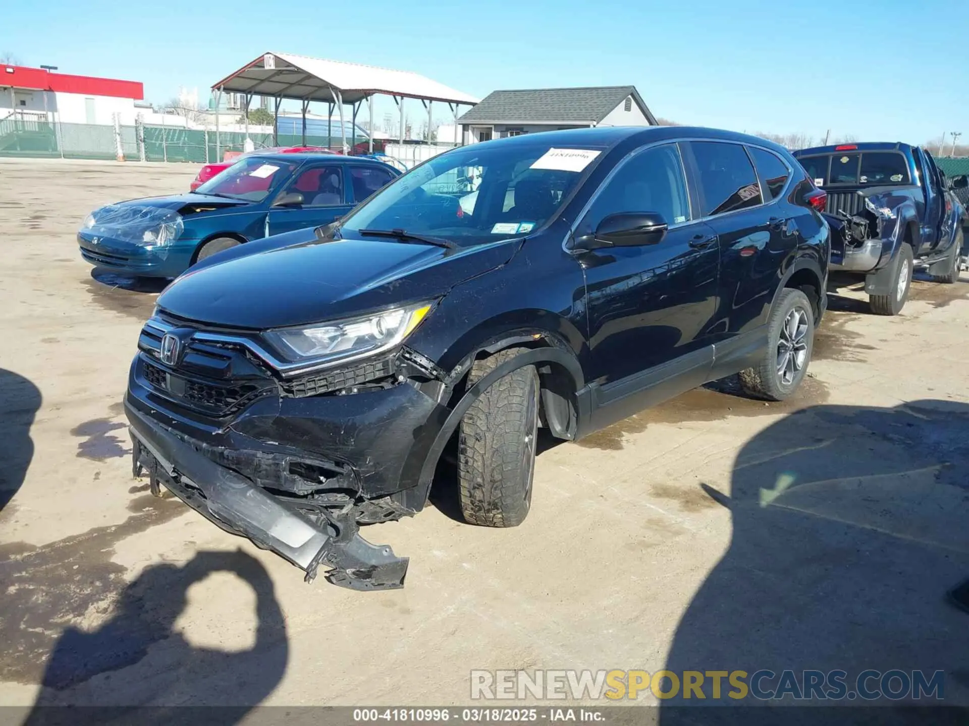 2 fotografías del automóvil dañado 2HKRW2H54MH638973 HONDA CR-V 2021