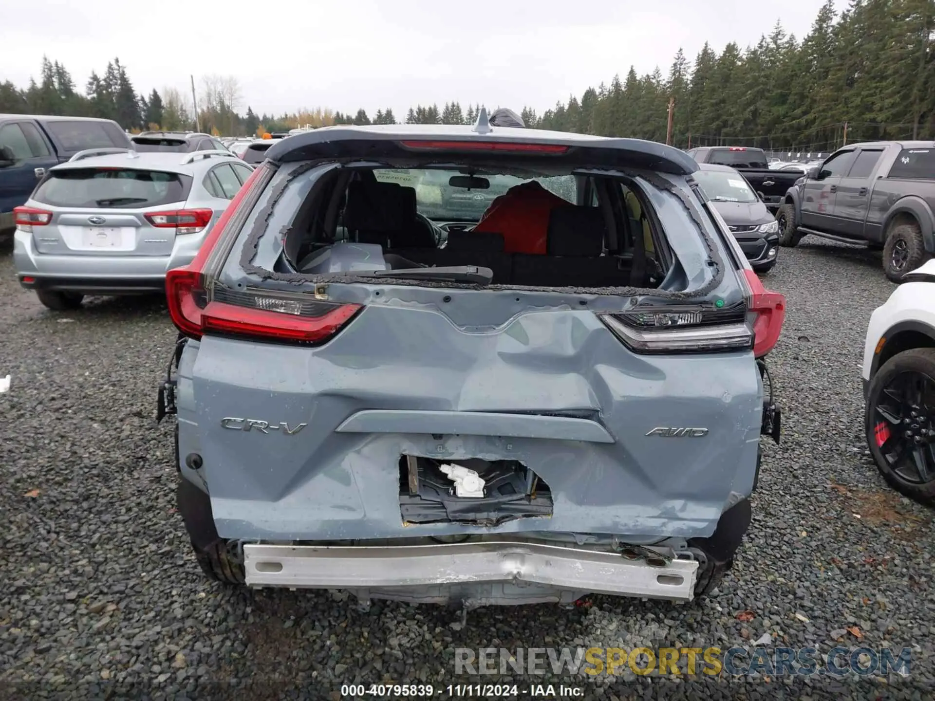 17 fotografías del automóvil dañado 2HKRW2H56MH641938 HONDA CR-V 2021