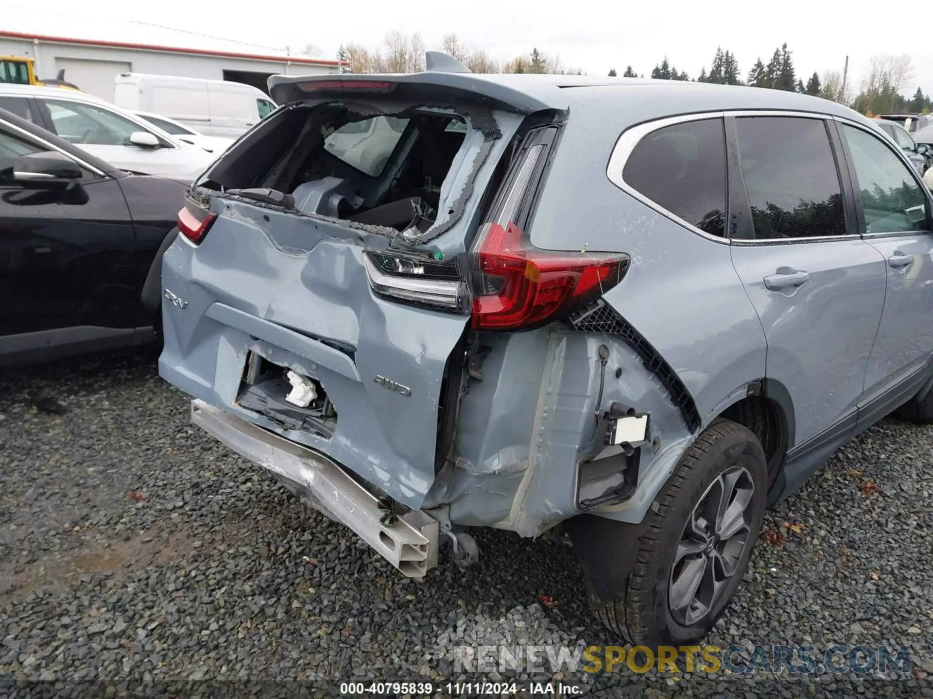 6 fotografías del automóvil dañado 2HKRW2H56MH641938 HONDA CR-V 2021
