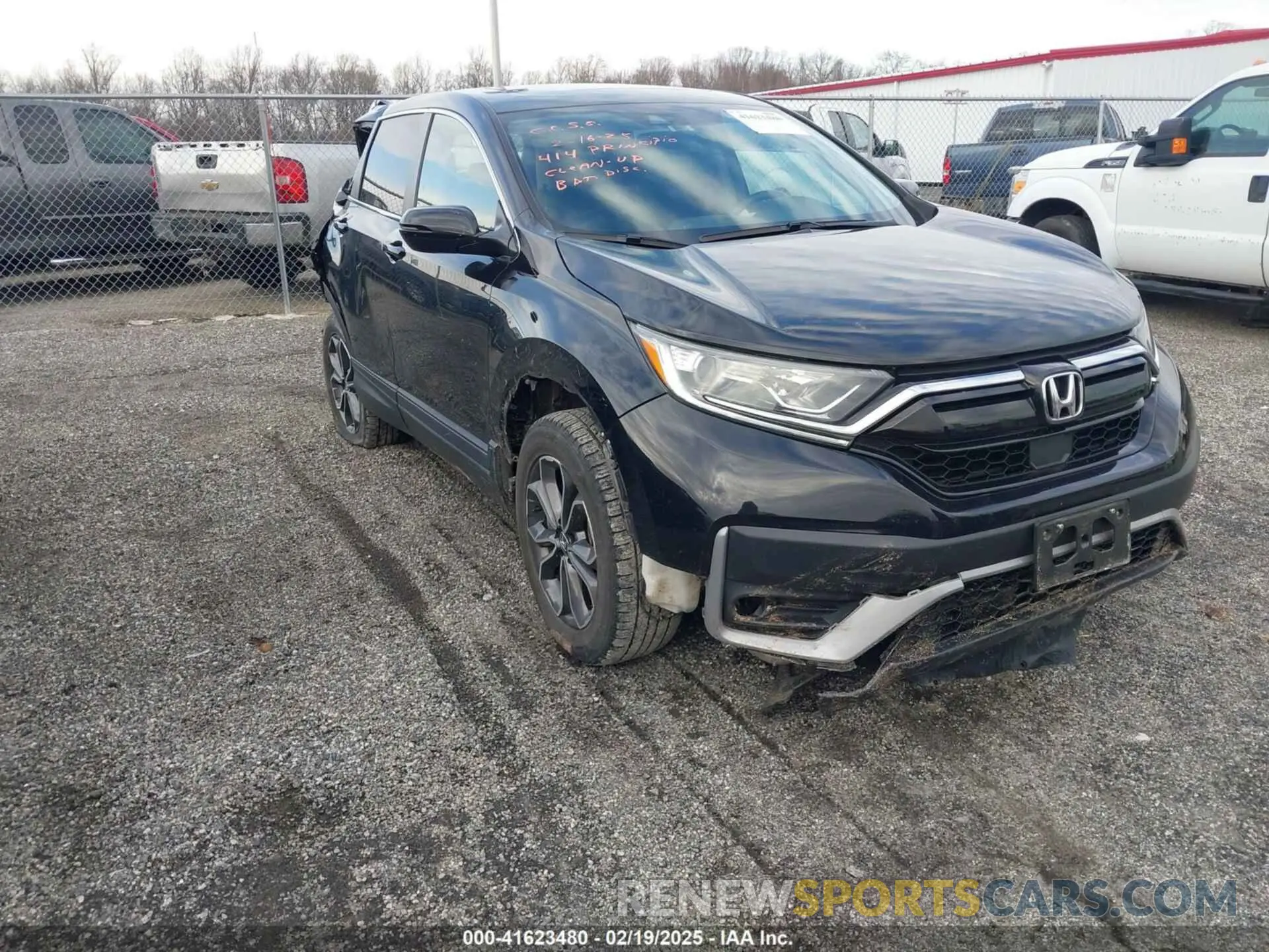 1 fotografías del automóvil dañado 2HKRW2H57MH657842 HONDA CR-V 2021