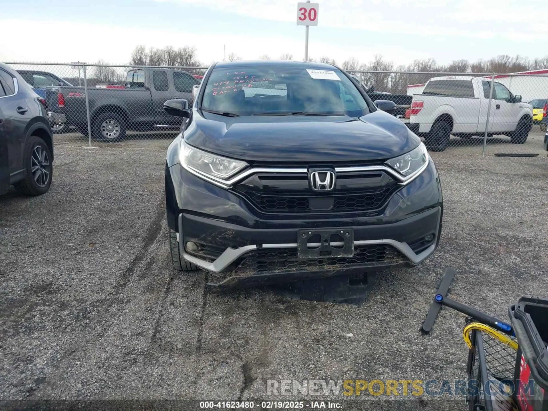 12 fotografías del automóvil dañado 2HKRW2H57MH657842 HONDA CR-V 2021