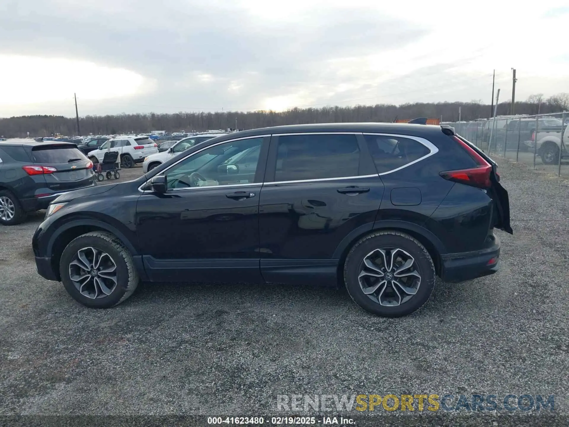 14 fotografías del automóvil dañado 2HKRW2H57MH657842 HONDA CR-V 2021