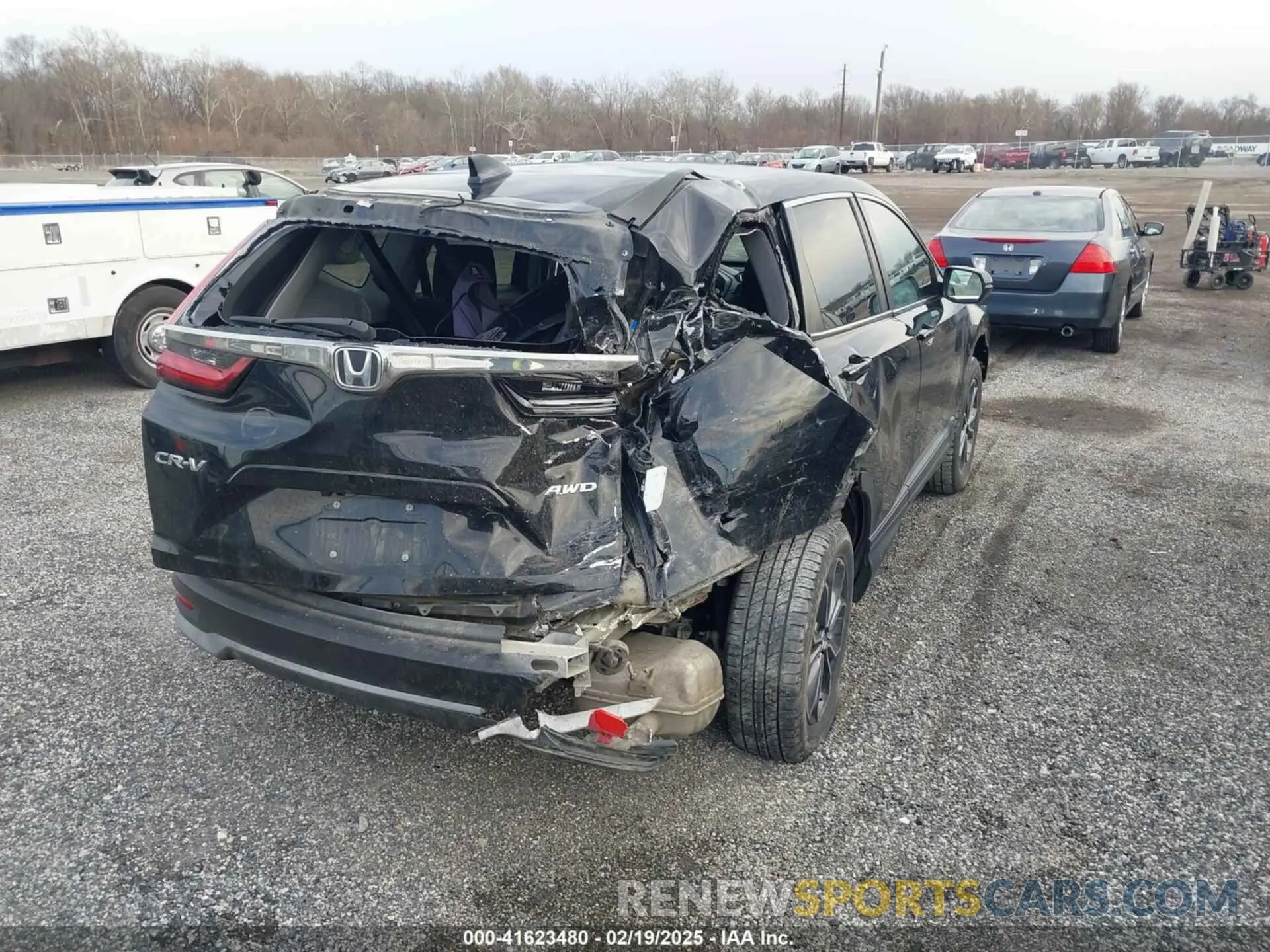 4 fotografías del automóvil dañado 2HKRW2H57MH657842 HONDA CR-V 2021