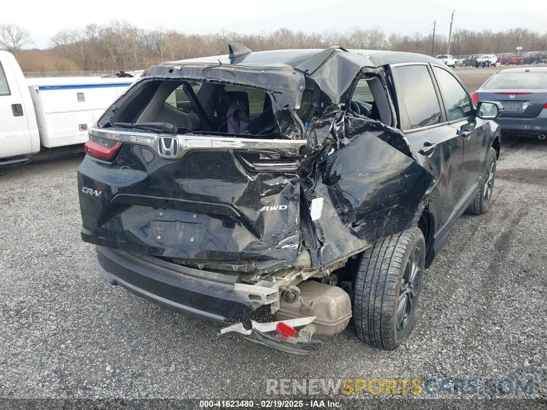 6 fotografías del automóvil dañado 2HKRW2H57MH657842 HONDA CR-V 2021
