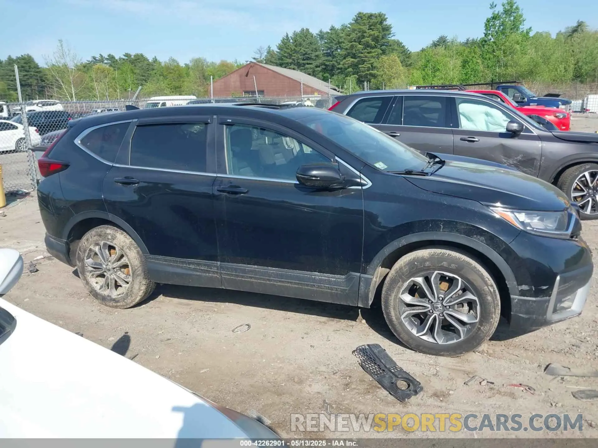 12 fotografías del automóvil dañado 2HKRW2H57MH658330 HONDA CR-V 2021