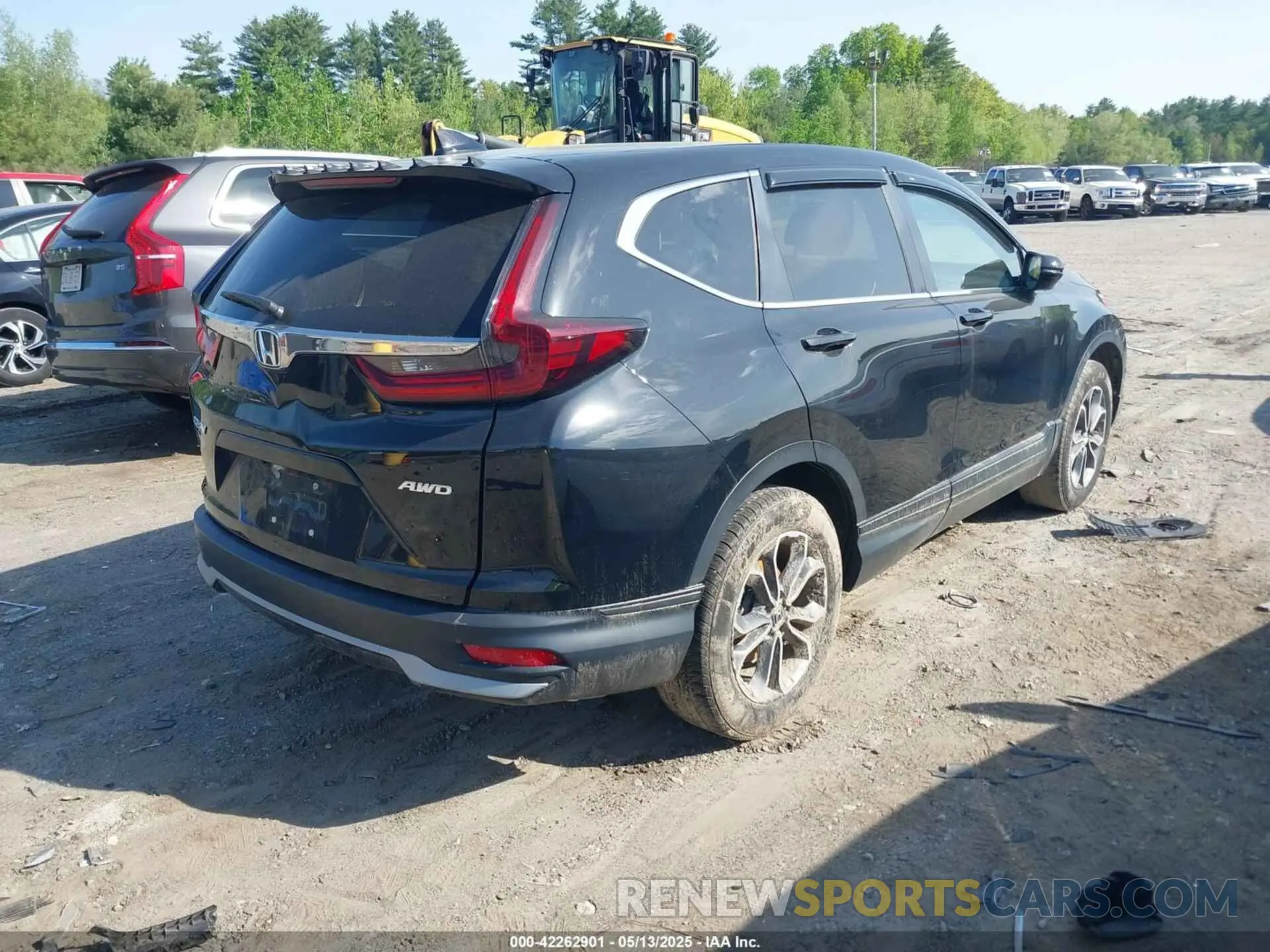 4 fotografías del automóvil dañado 2HKRW2H57MH658330 HONDA CR-V 2021