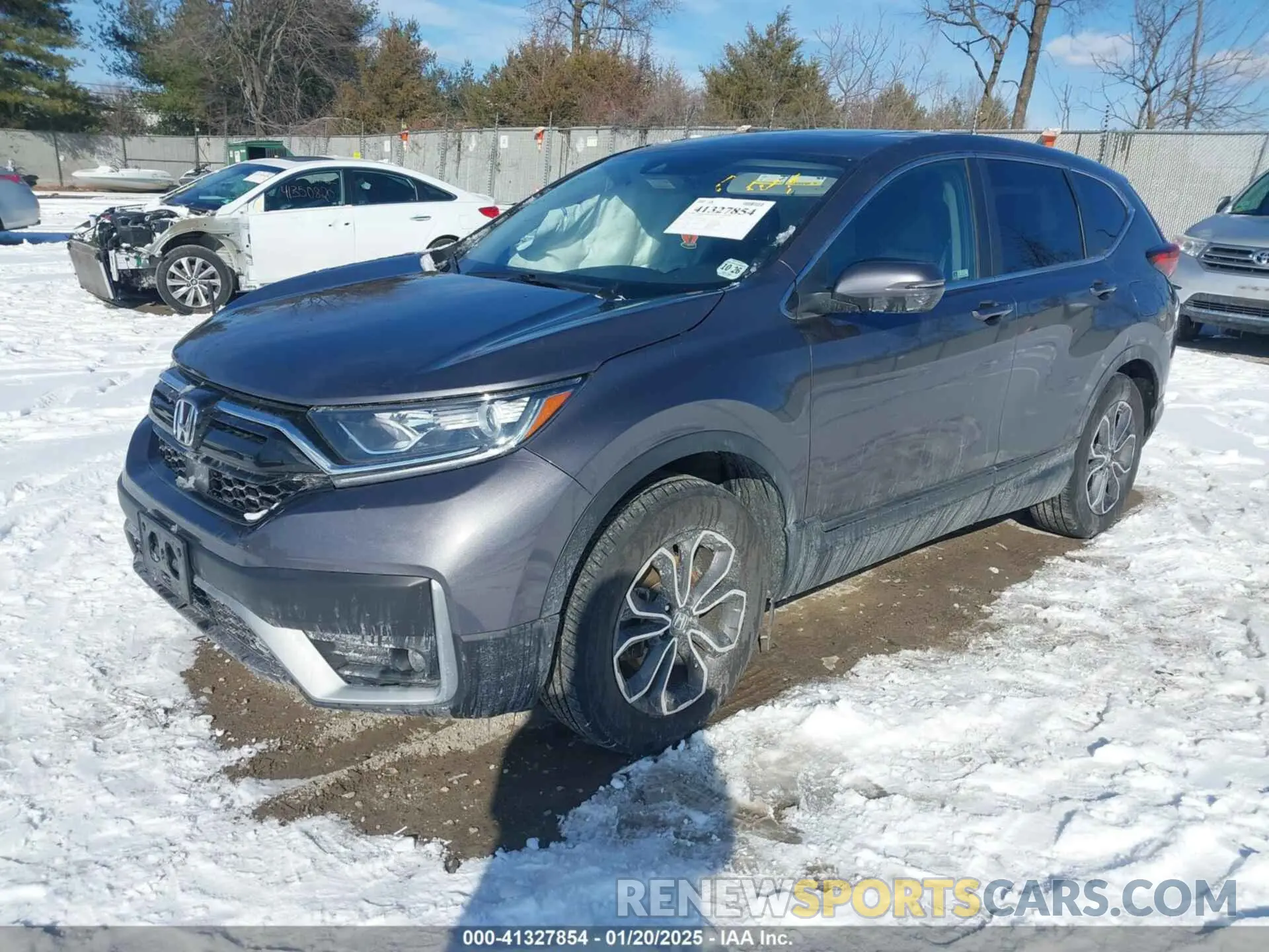 2 fotografías del automóvil dañado 2HKRW2H59MH683889 HONDA CR-V 2021