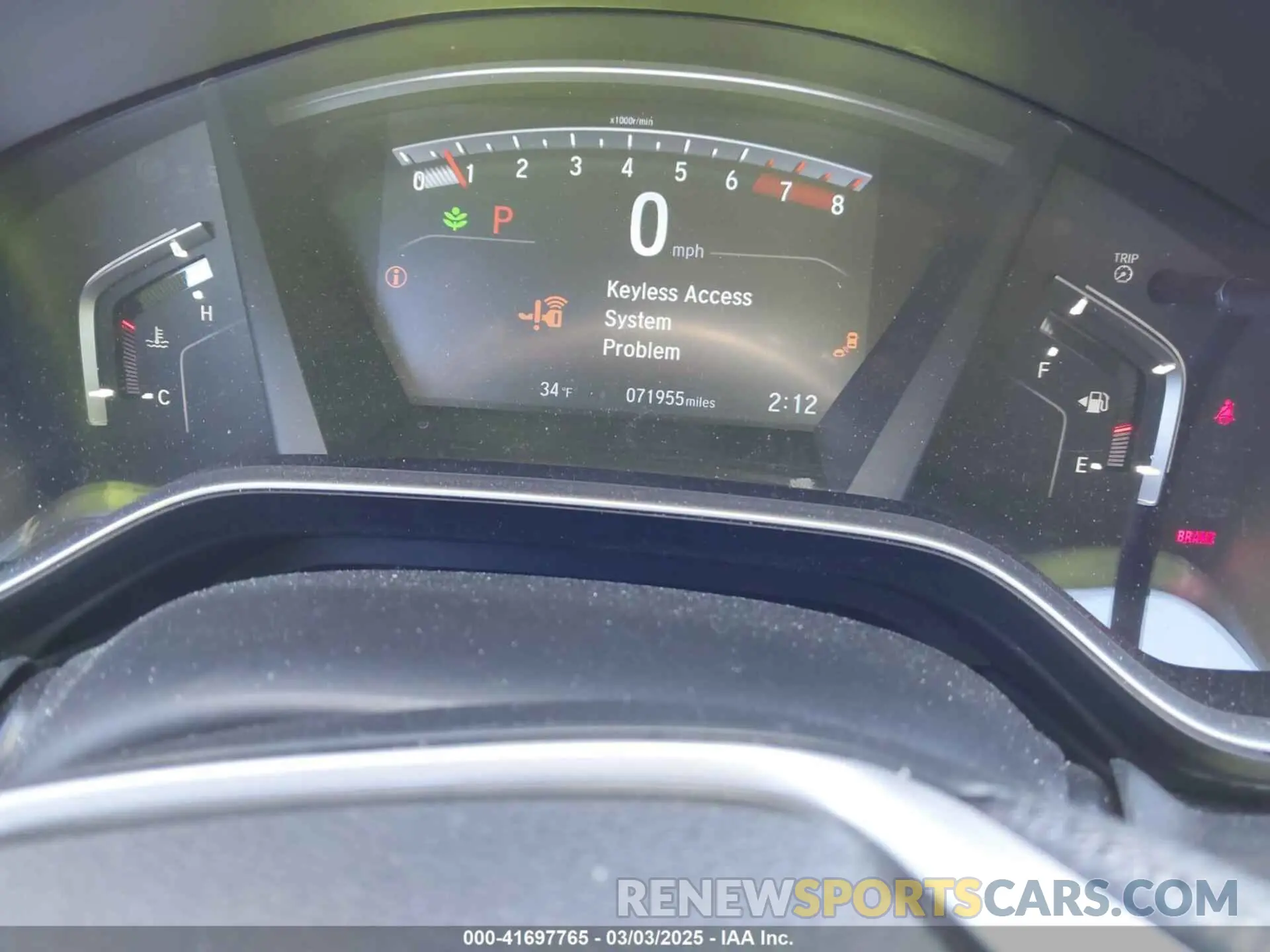 7 fotografías del automóvil dañado 2HKRW2H5XMH602950 HONDA CR-V 2021