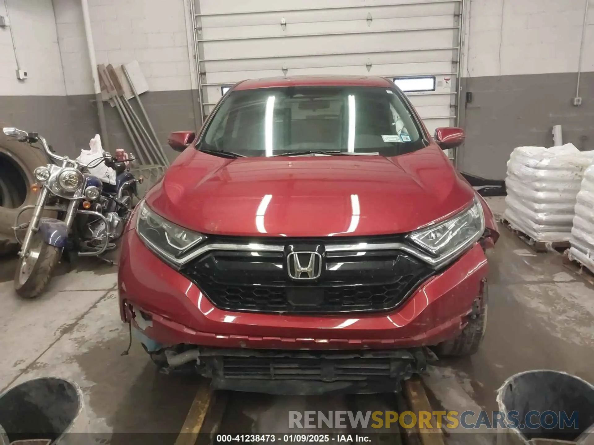 12 fotografías del automóvil dañado 2HKRW2H5XMH603936 HONDA CR-V 2021