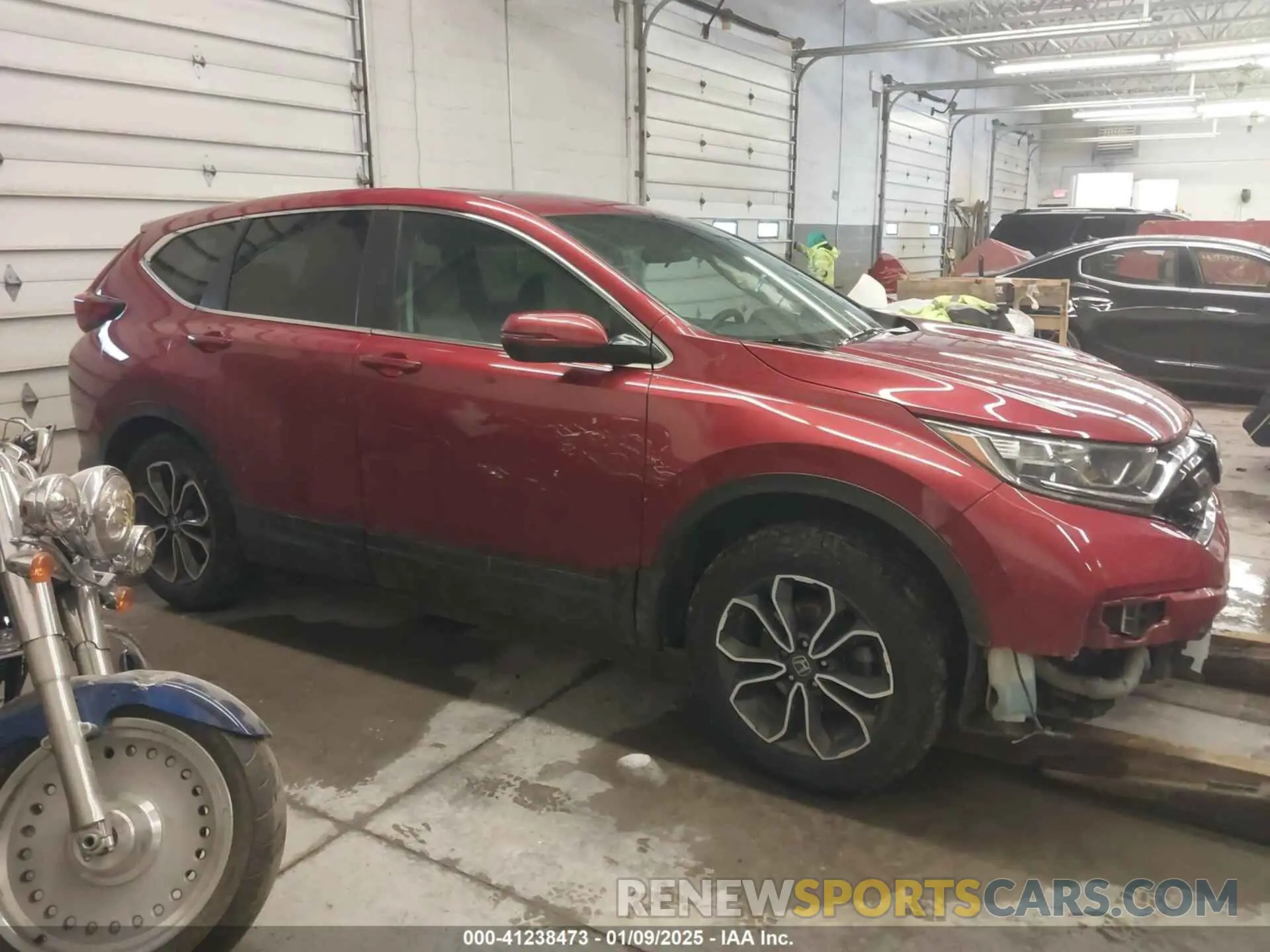 13 fotografías del automóvil dañado 2HKRW2H5XMH603936 HONDA CR-V 2021