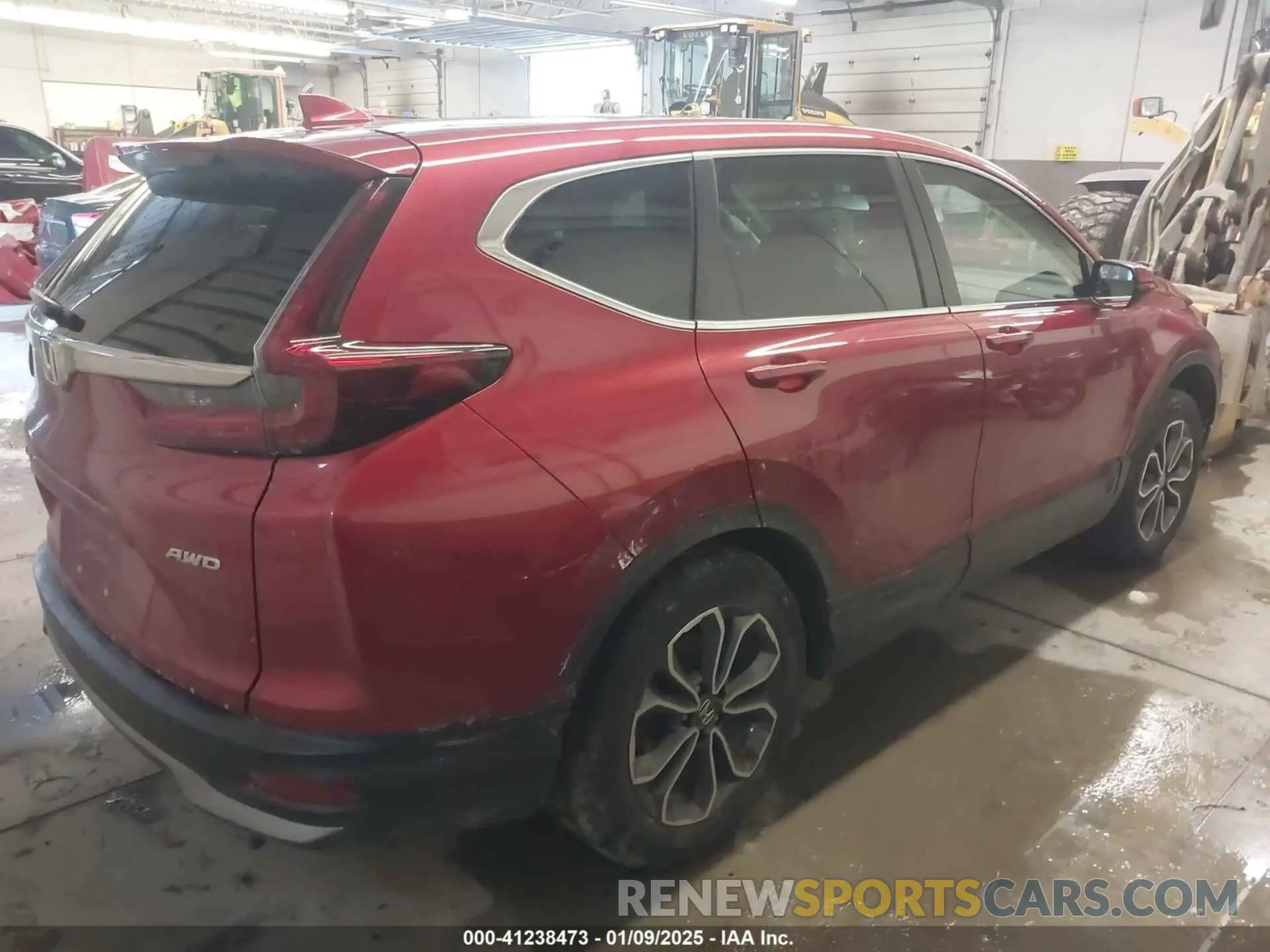 4 fotografías del automóvil dañado 2HKRW2H5XMH603936 HONDA CR-V 2021